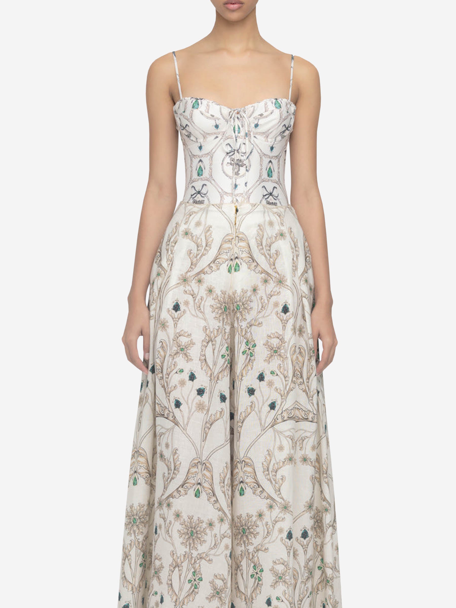 Agua by Agua Bendita Falda Maxi Marea Alhaja color Crema sku 750-001462 01 - Foto 4