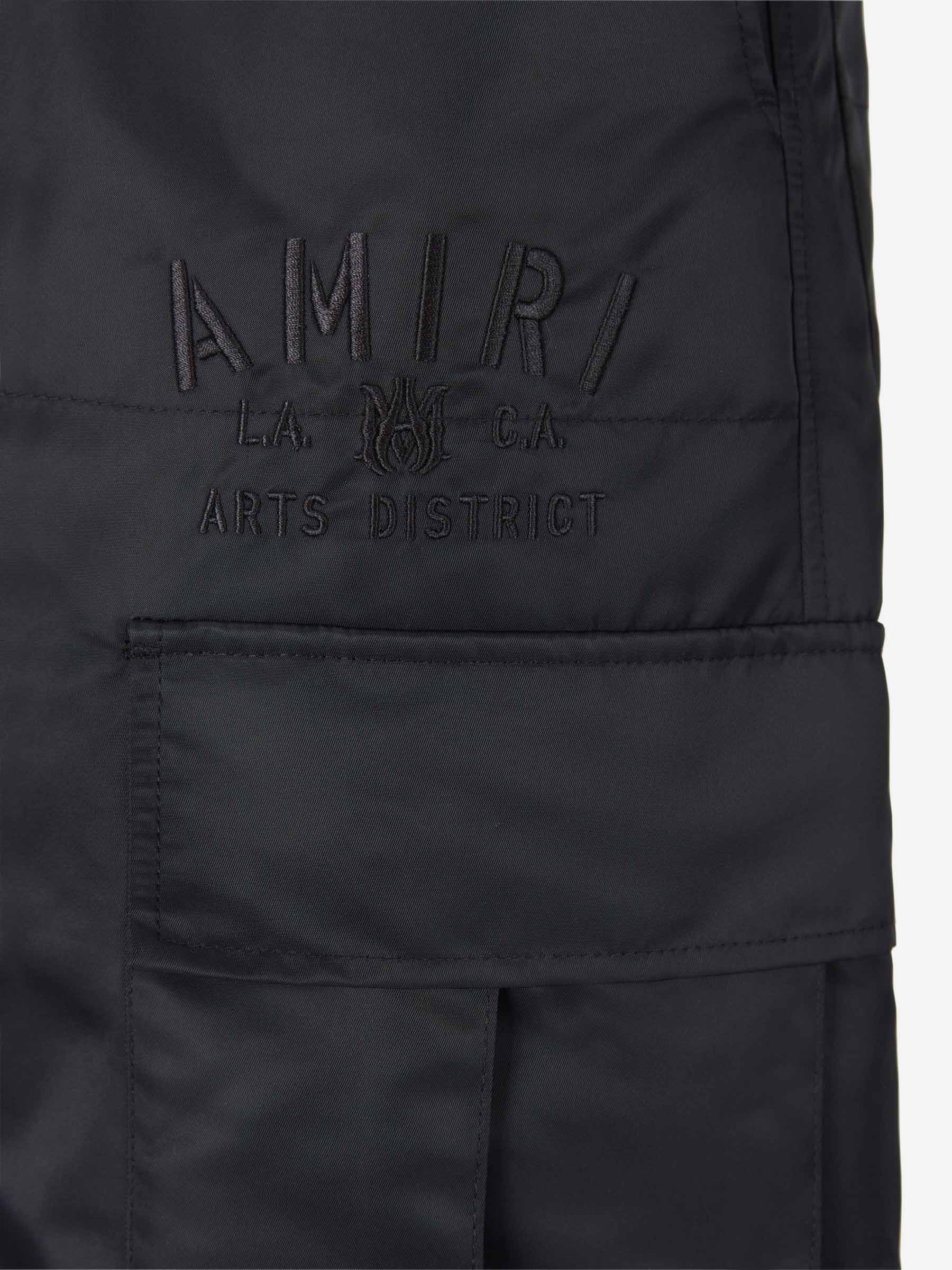 Outlet online Amiri Hombre Pantalones Cargo Paracaídas color Negro sku 521-002497 01 - Foto 5
