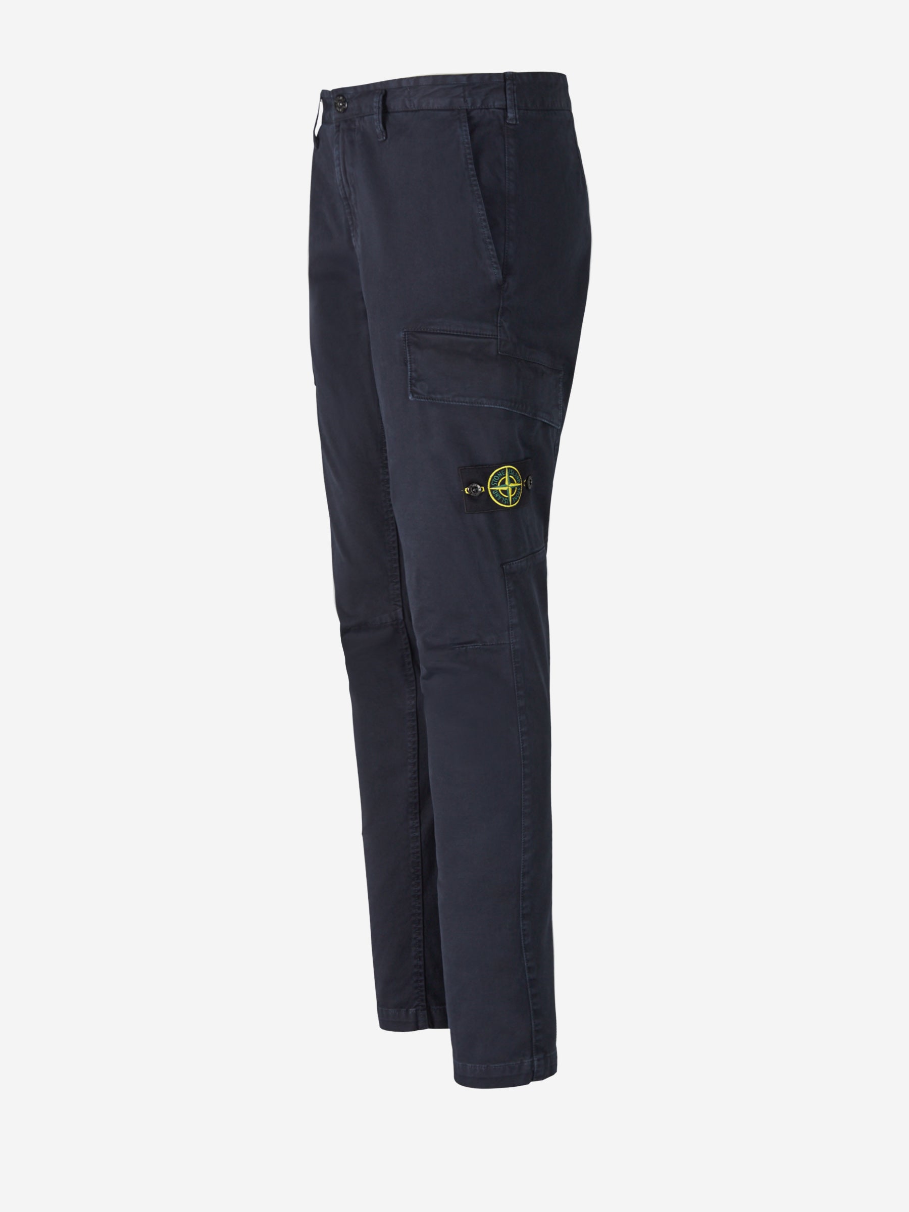 Outlet online Stone Island Hombre Pantalones Cargo Algodón color Gris Claro sku 521-002575 02 - Foto 2