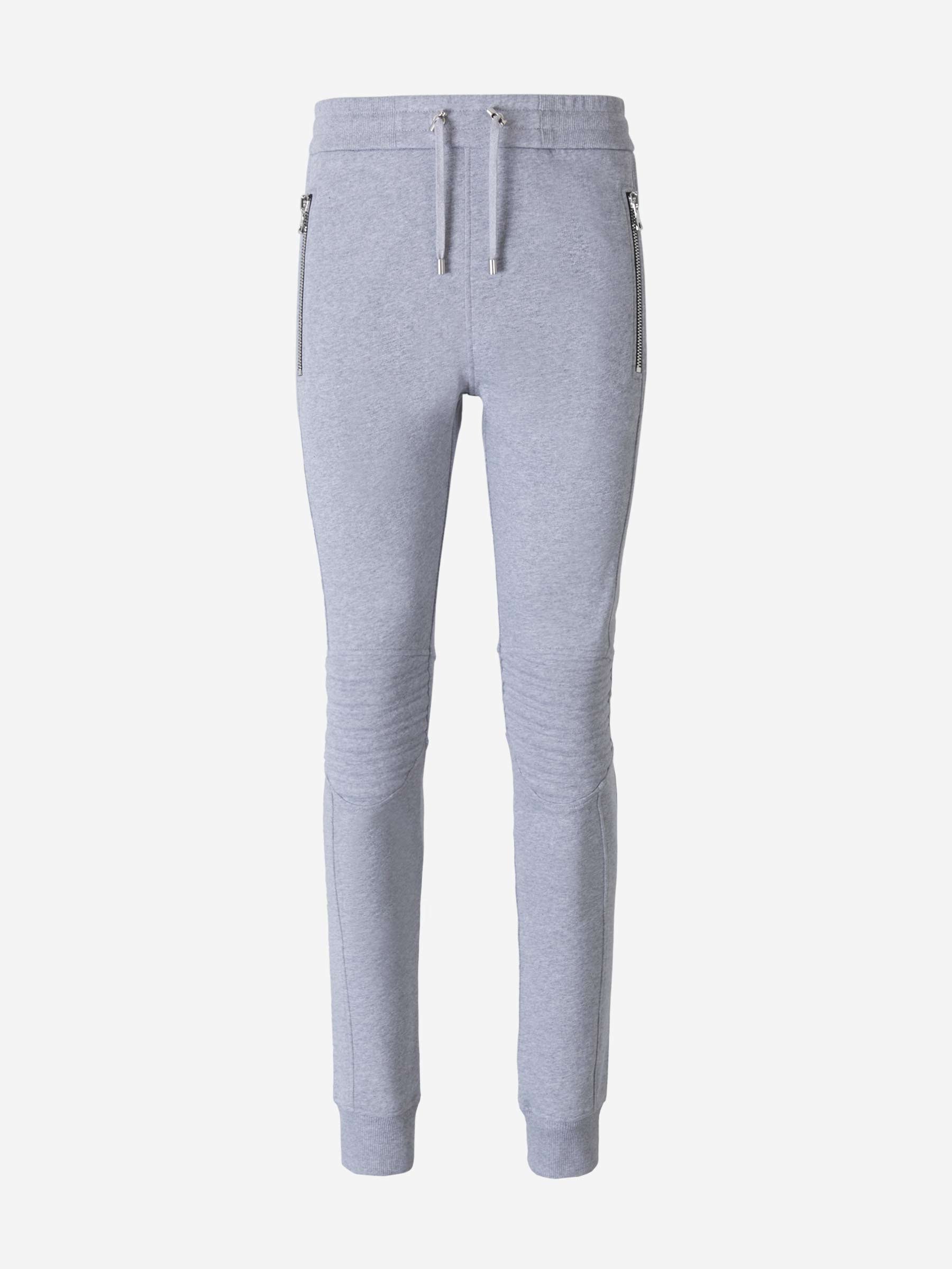 Outlet online Balmain Hombre Joggers Logo Relieve color Gris Claro sku 521-002631 01 - Foto 1
