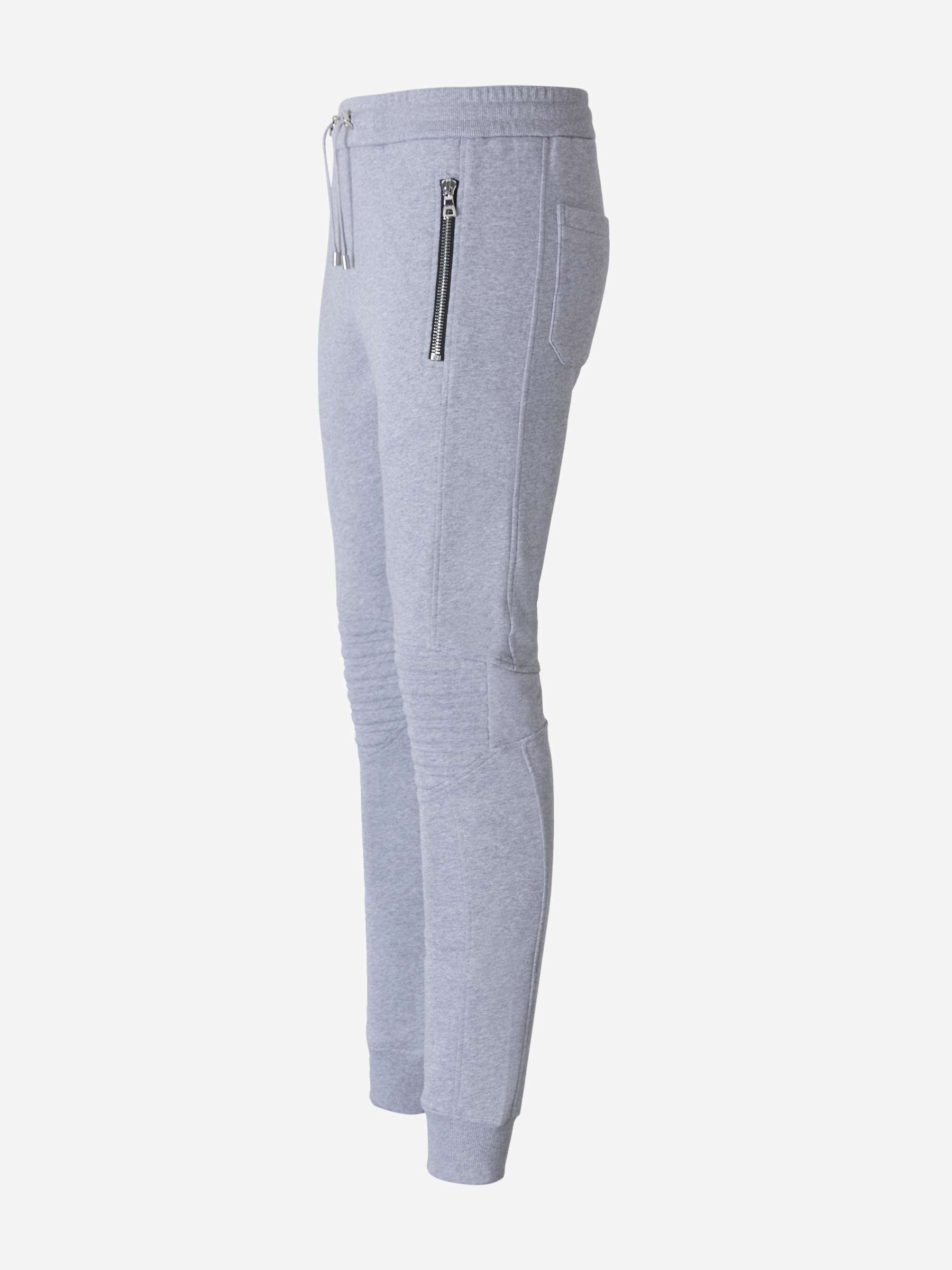 Outlet online Balmain Hombre Joggers Logo Relieve color Gris Claro sku 521-002631 01 - Foto 2