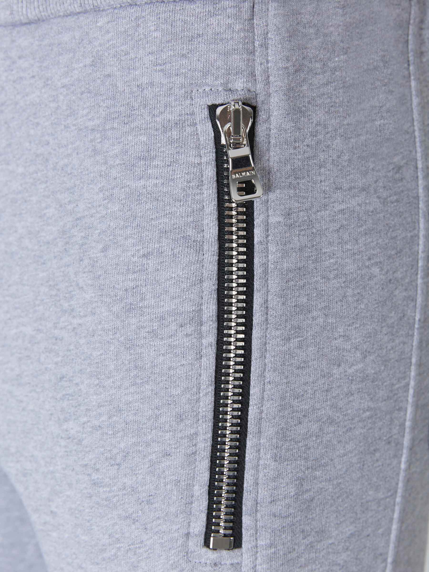 Outlet online Balmain Hombre Joggers Logo Relieve color Gris Claro sku 521-002631 01 - Foto 5