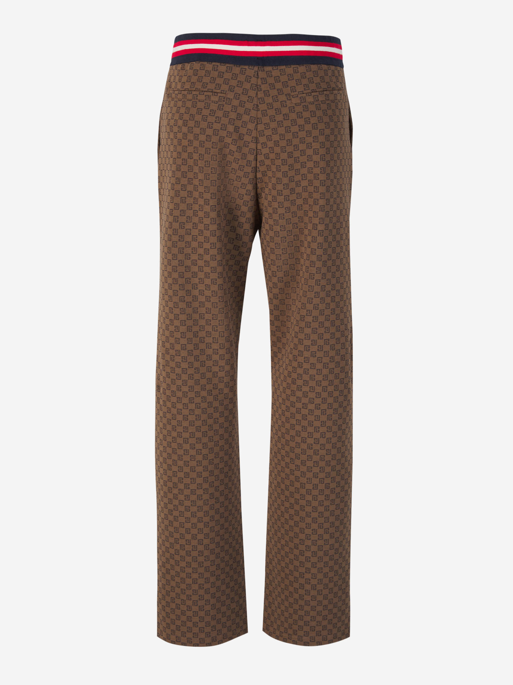 Outlet online Balmain Hombre Joggers Logo Monograma color Marron sku 521-002798 00 - Foto 2