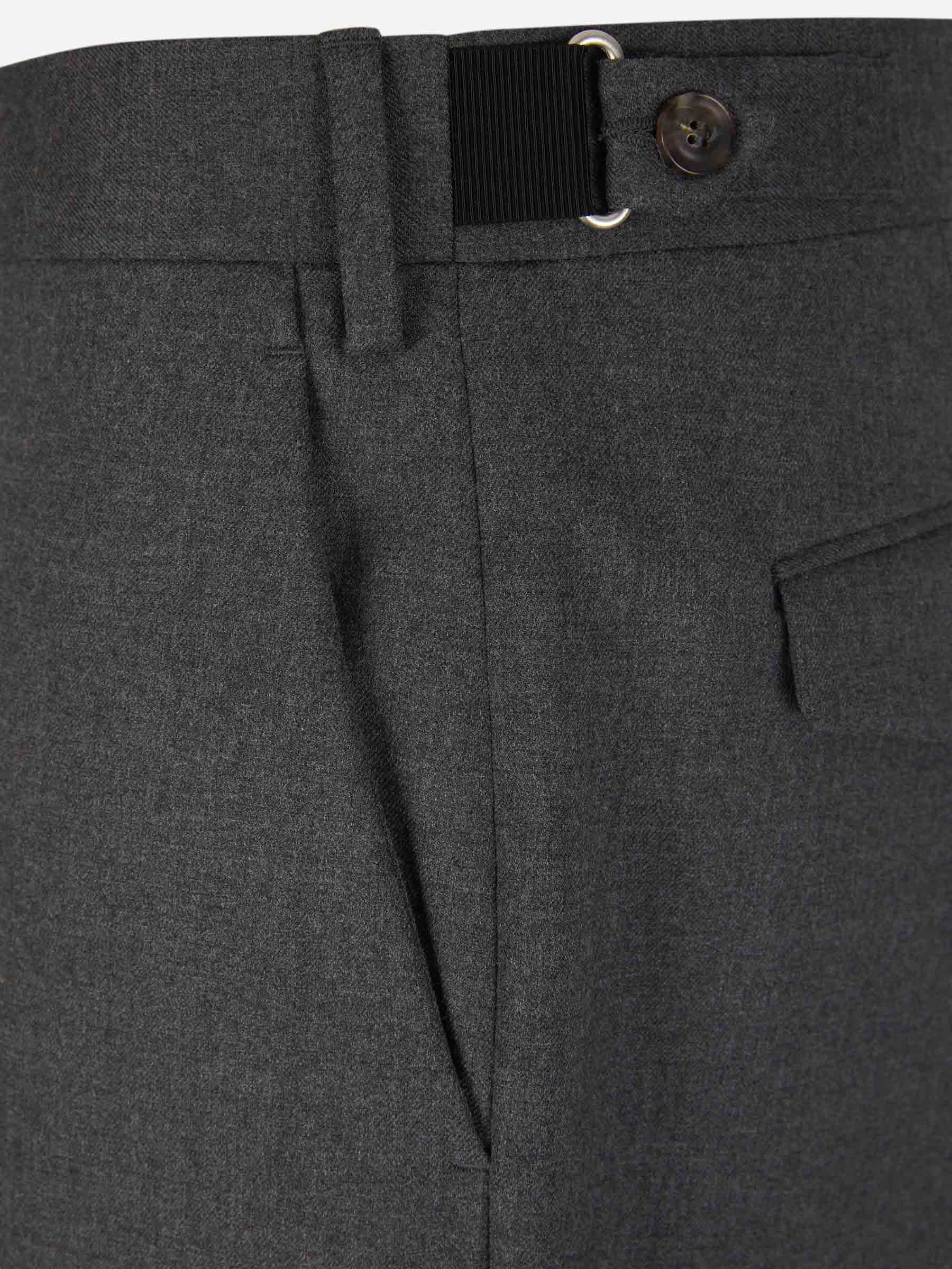 Outlet online Lardini Hombre Pantalones Lana Bolsillos color Gris Oscuro sku 521-002802 01 - Foto 4