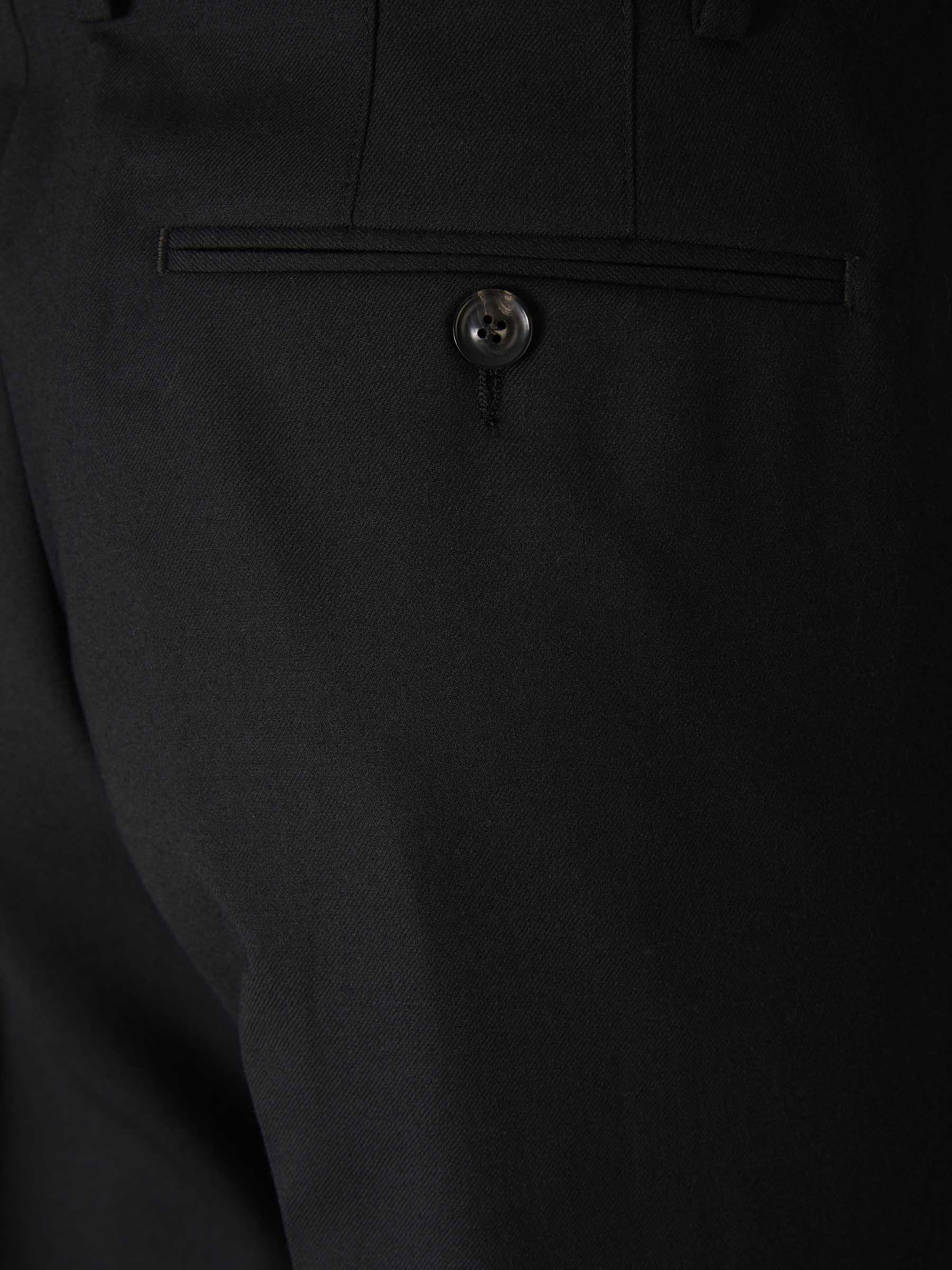 Outlet online Lardini Hombre Pantalones Formales Lana color Negro sku 521-002806 01 - Foto 4