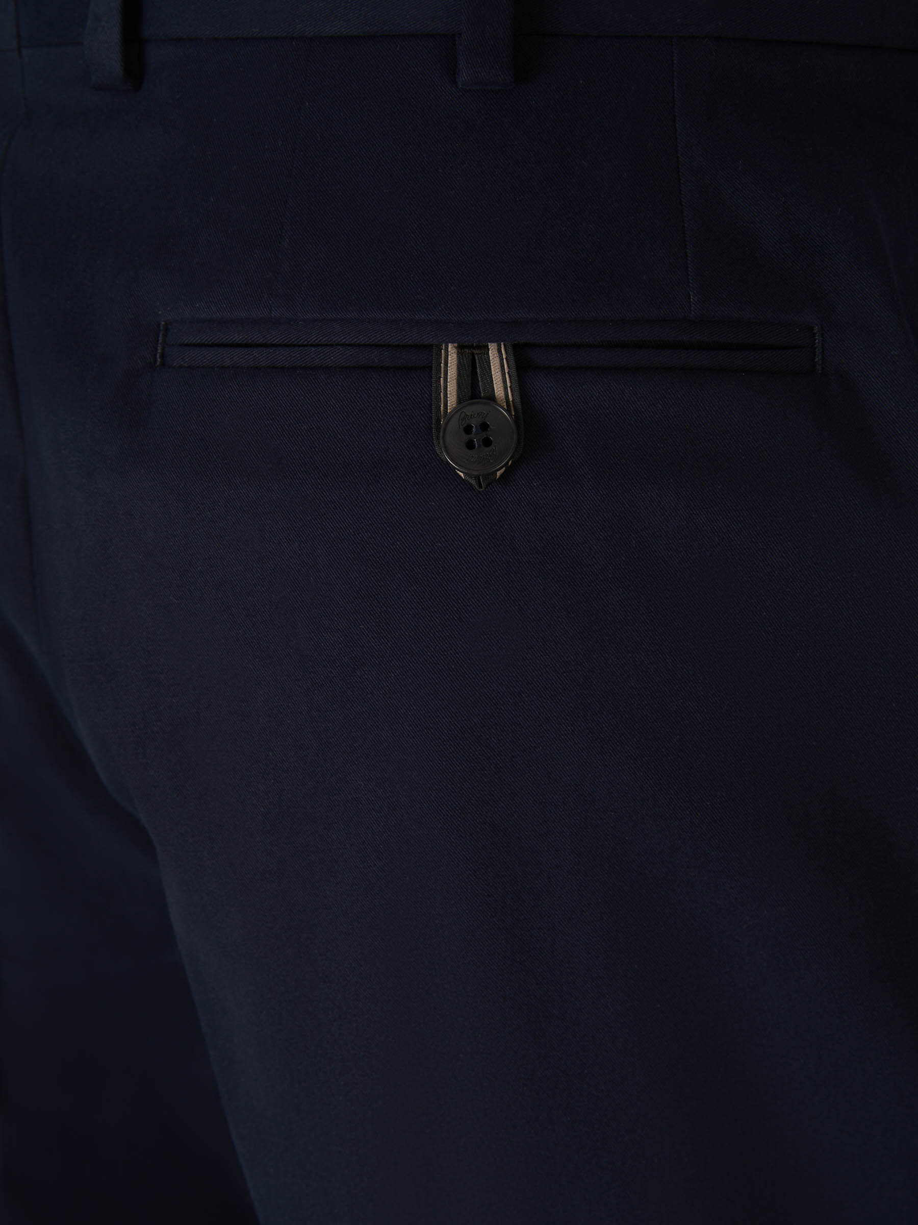Outlet online Brioni Hombre Pantalones Chinos Algodón color Azul Noche sku 521-002814 01 - Foto 4