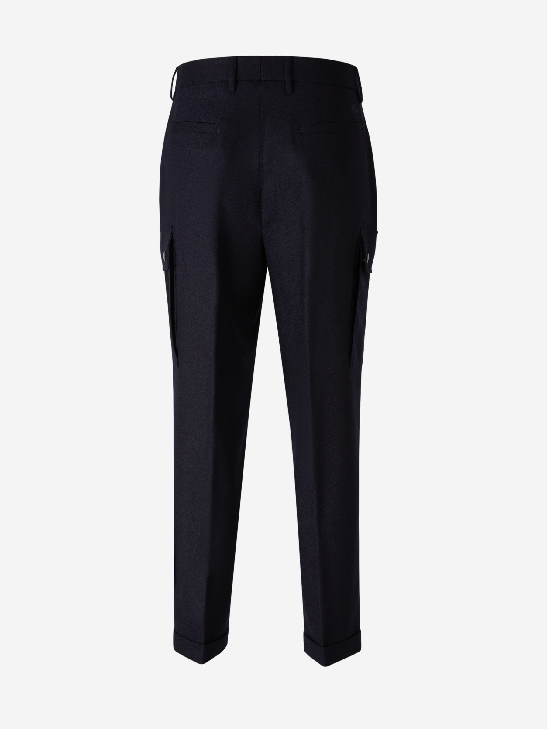 Outlet online Etro Hombre Pantalones Cargo Lana color Negro sku 521-002823 01 - Foto 3