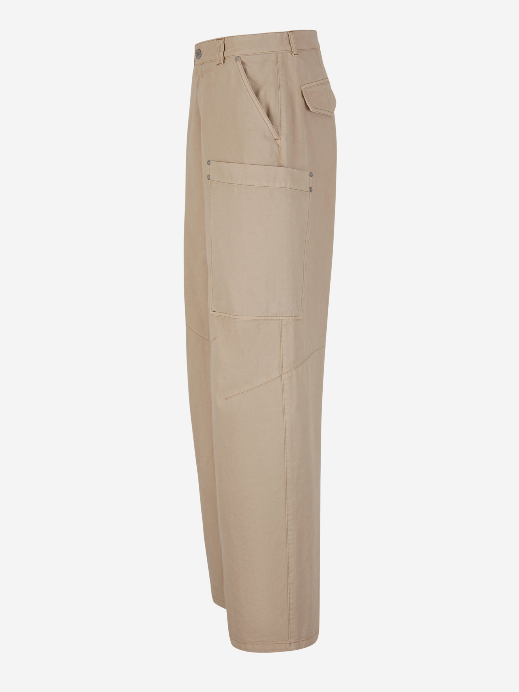 Outlet online Palm Angels Hombre Pantalones Cargo Algodón color Beis sku 521-002840 01 - Foto 2