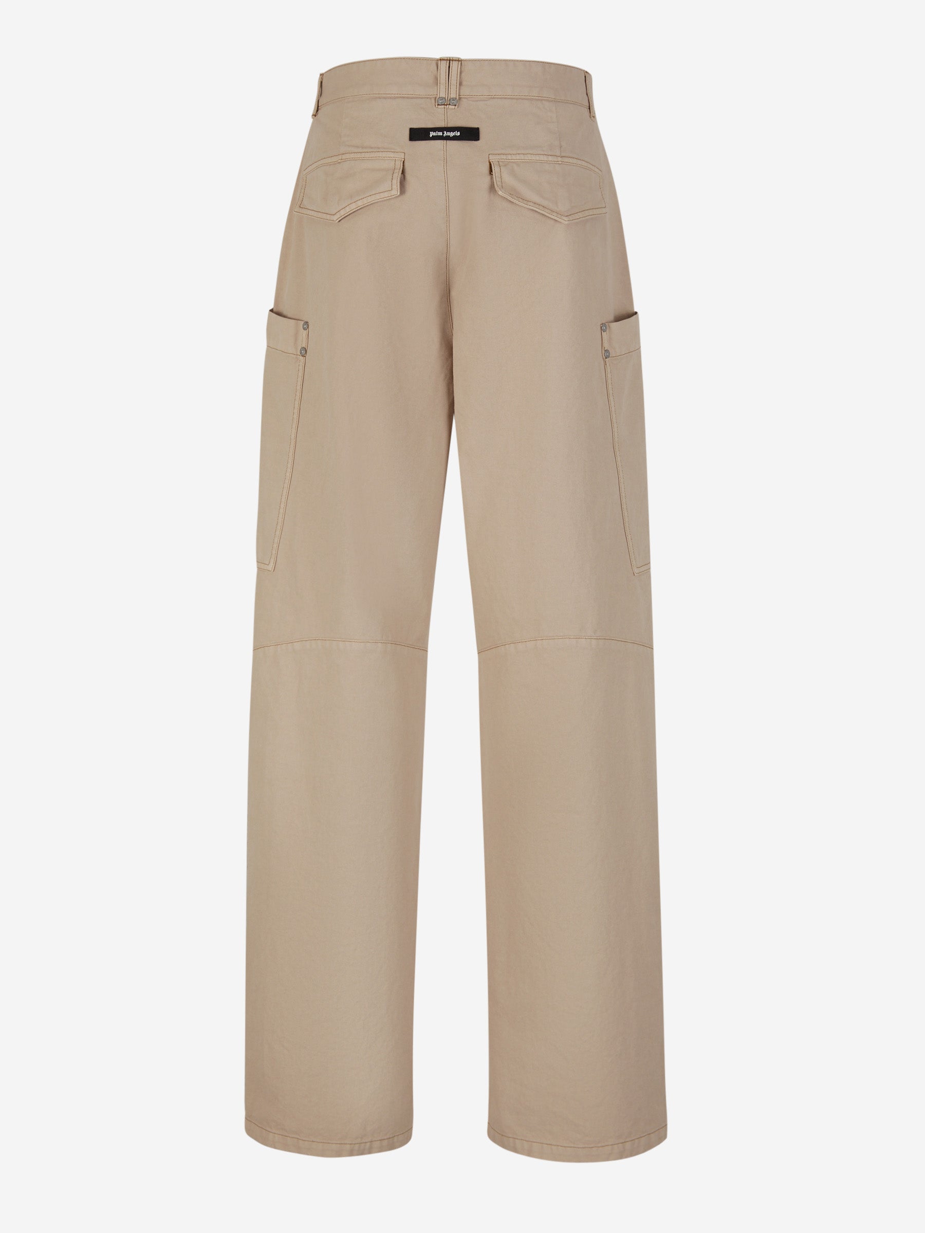 Outlet online Palm Angels Hombre Pantalones Cargo Algodón color Beis sku 521-002840 01 - Foto 3
