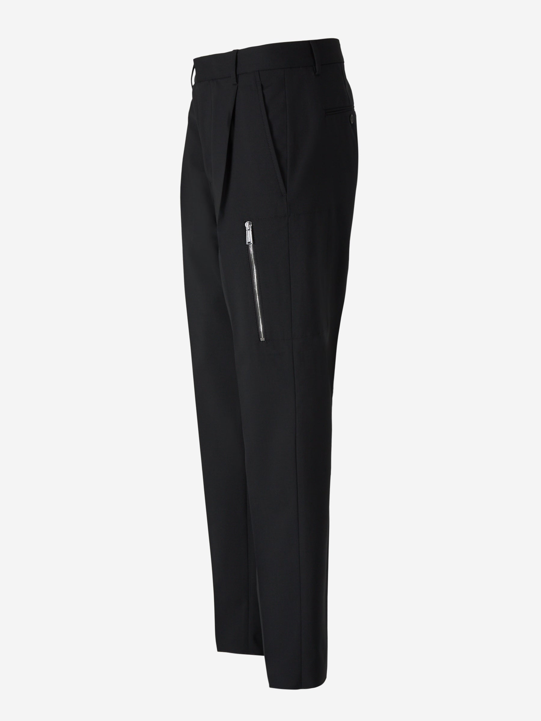 Outlet online Dsquared2 Hombre Pantalones Lana Lisos color Azul Noche sku 521-002888 01 - Foto 2