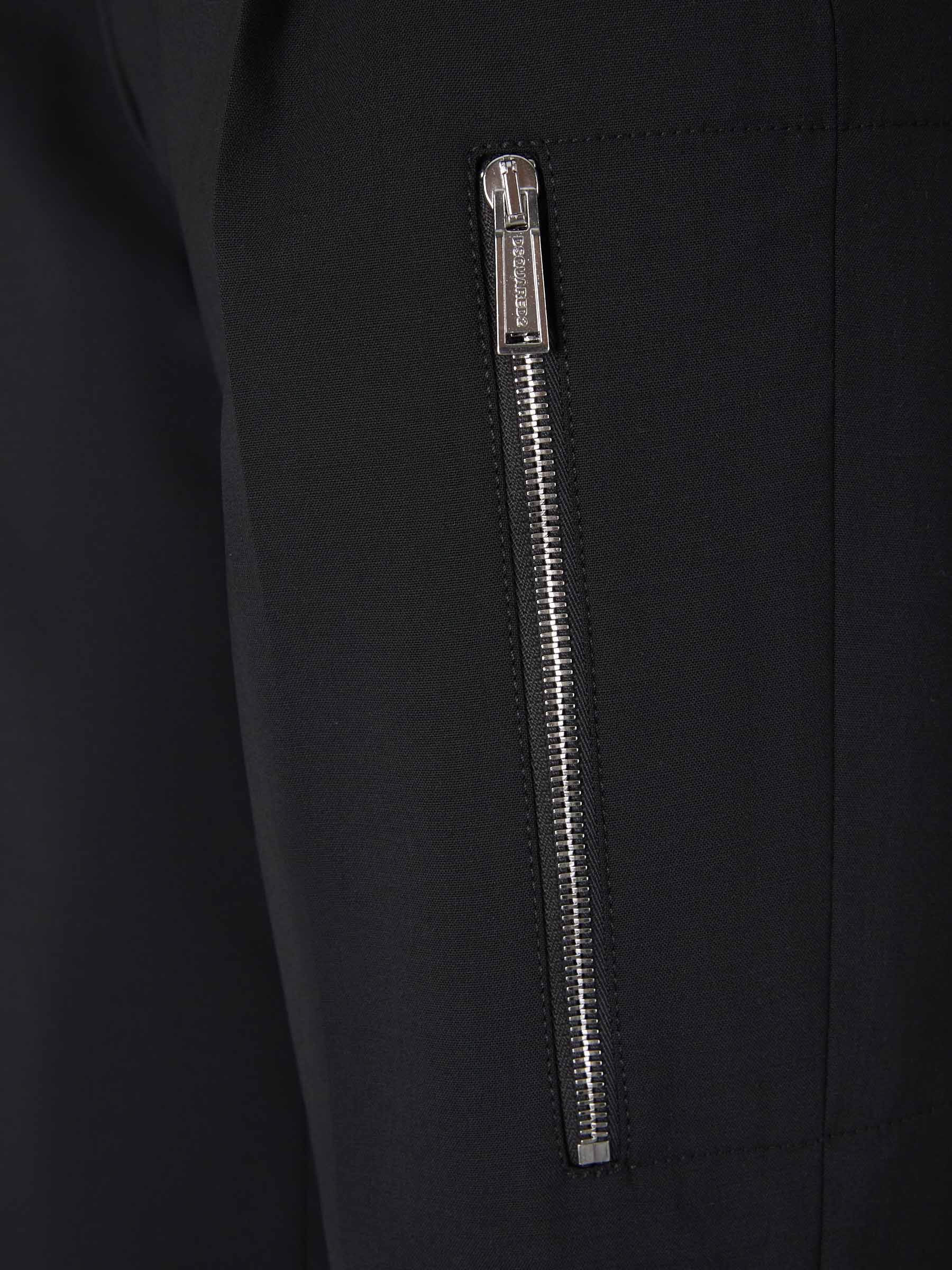 Outlet online Dsquared2 Hombre Pantalones Lana Lisos color Azul Noche sku 521-002888 01 - Foto 4