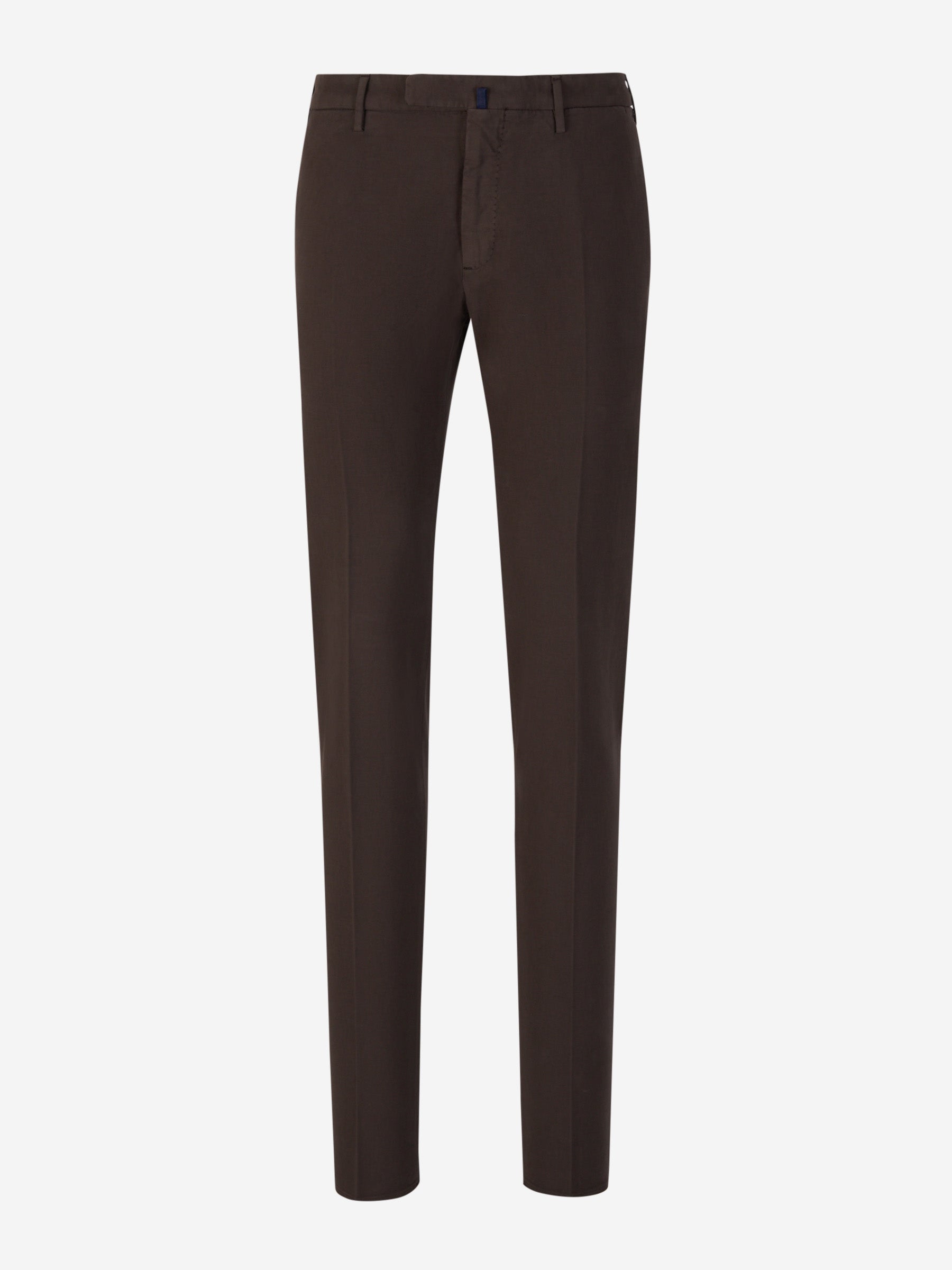 Outlet online Incotex Hombre Pantalones Algodón Elástico color Marrón Oscuro sku 521-002911 03 - Foto 1