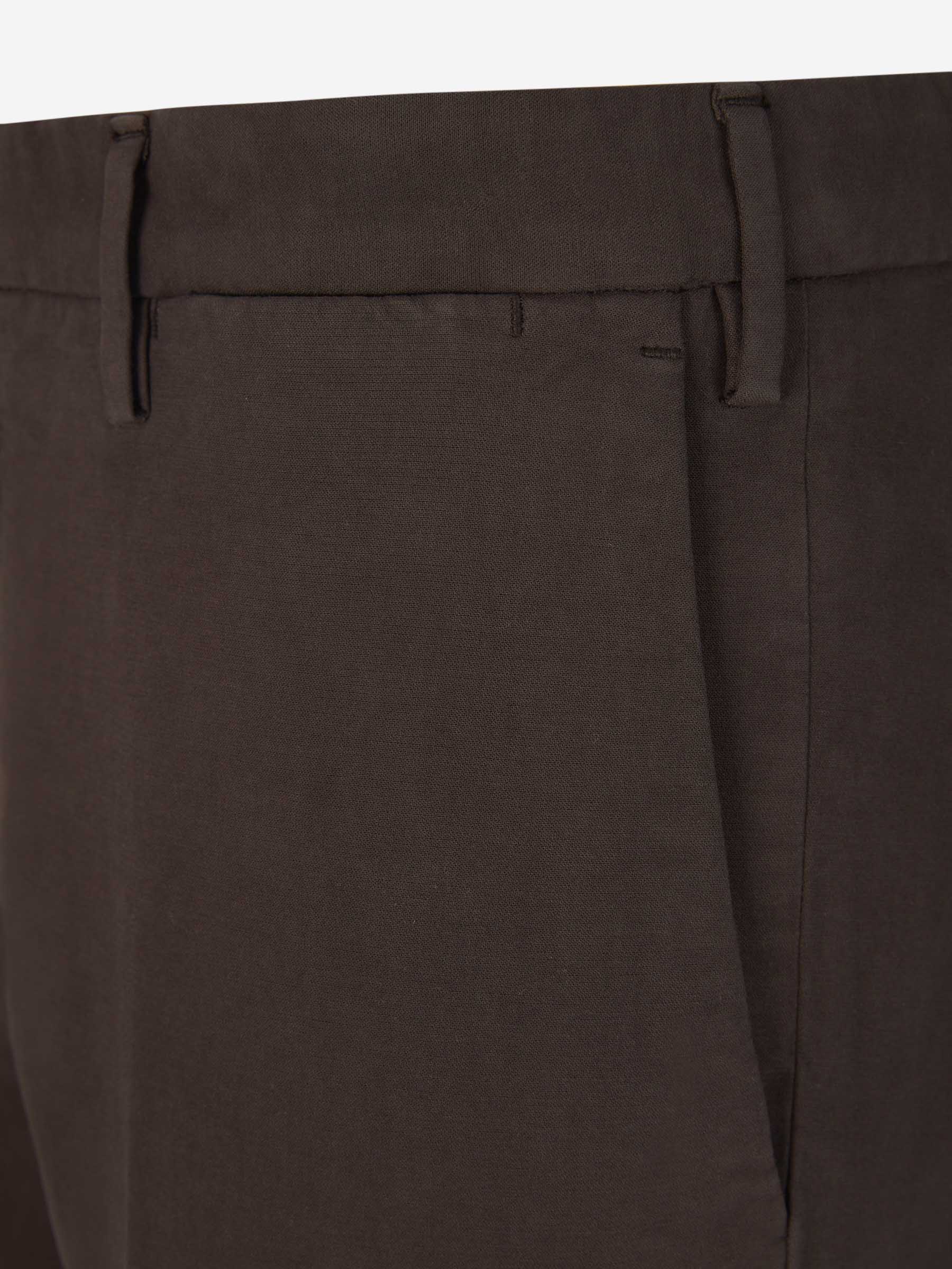 Outlet online Incotex Hombre Pantalones Algodón Elástico color Marrón Oscuro sku 521-002911 03 - Foto 3