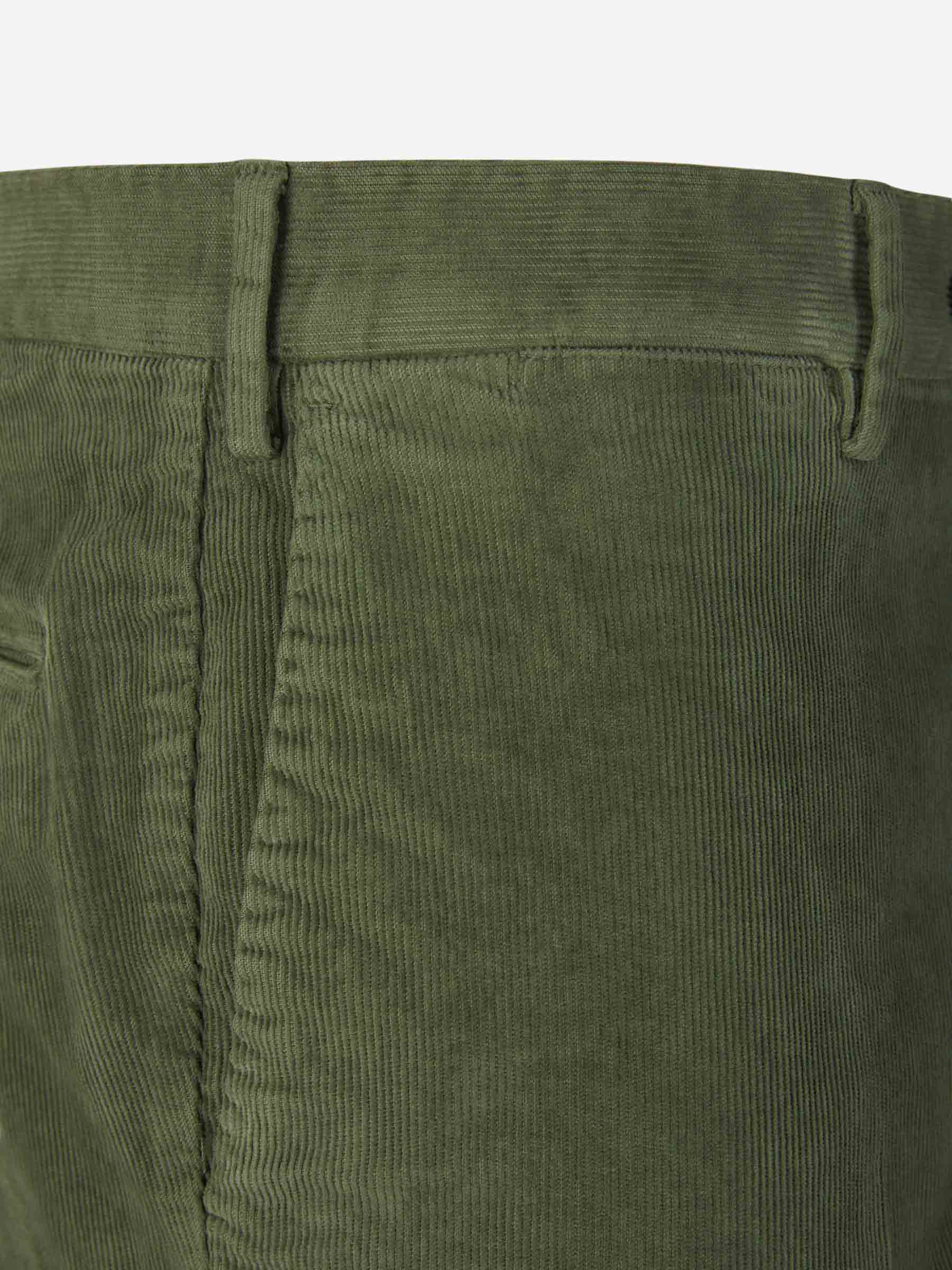 Outlet online PT Torino Hombre Pantalones Micropana Algodón color Verde Militar sku 521-002930 04 - Foto 3