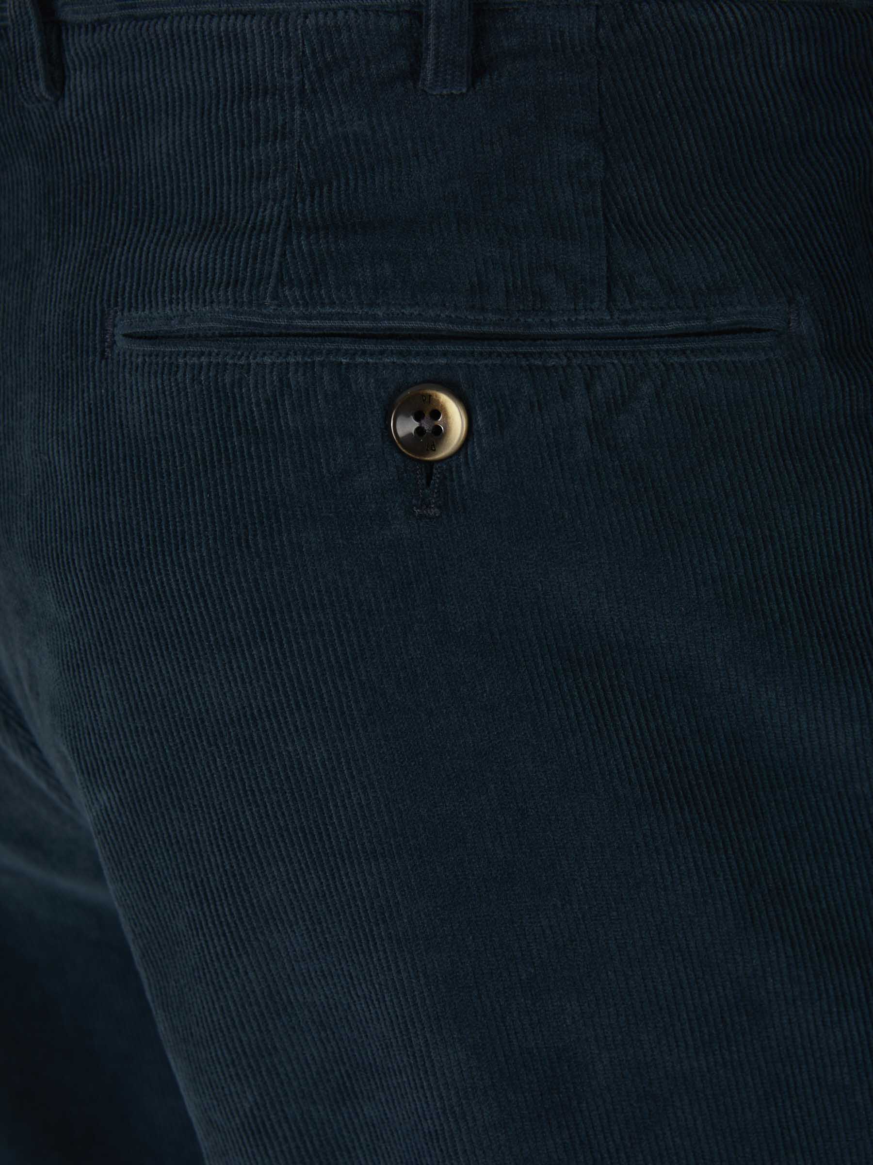 Outlet online PT Torino Hombre Pantalones Micropana Algodón color Azul Noche sku 521-002930 06 - Foto 4