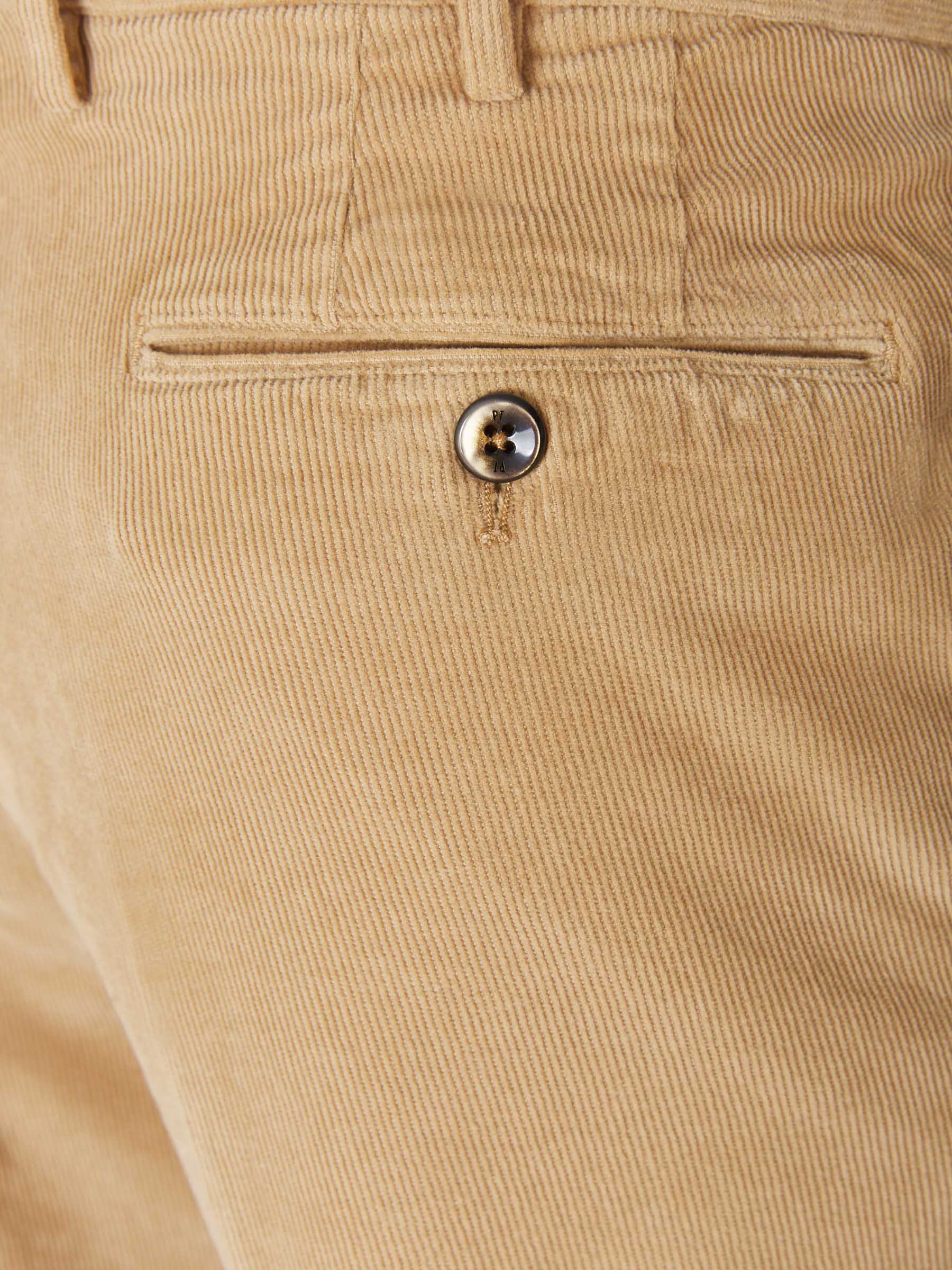 Outlet online PT Torino Hombre Pantalones Micropana Algodón color Camel sku 521-002930 08 - Foto 4