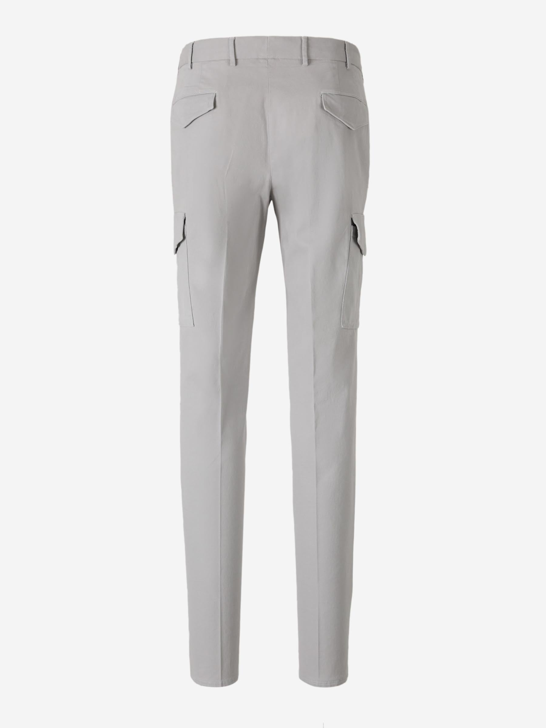 Outlet online PT Torino Hombre Pantalones Cargo Algodón color Gris Claro sku 521-002932 03 - Foto 3