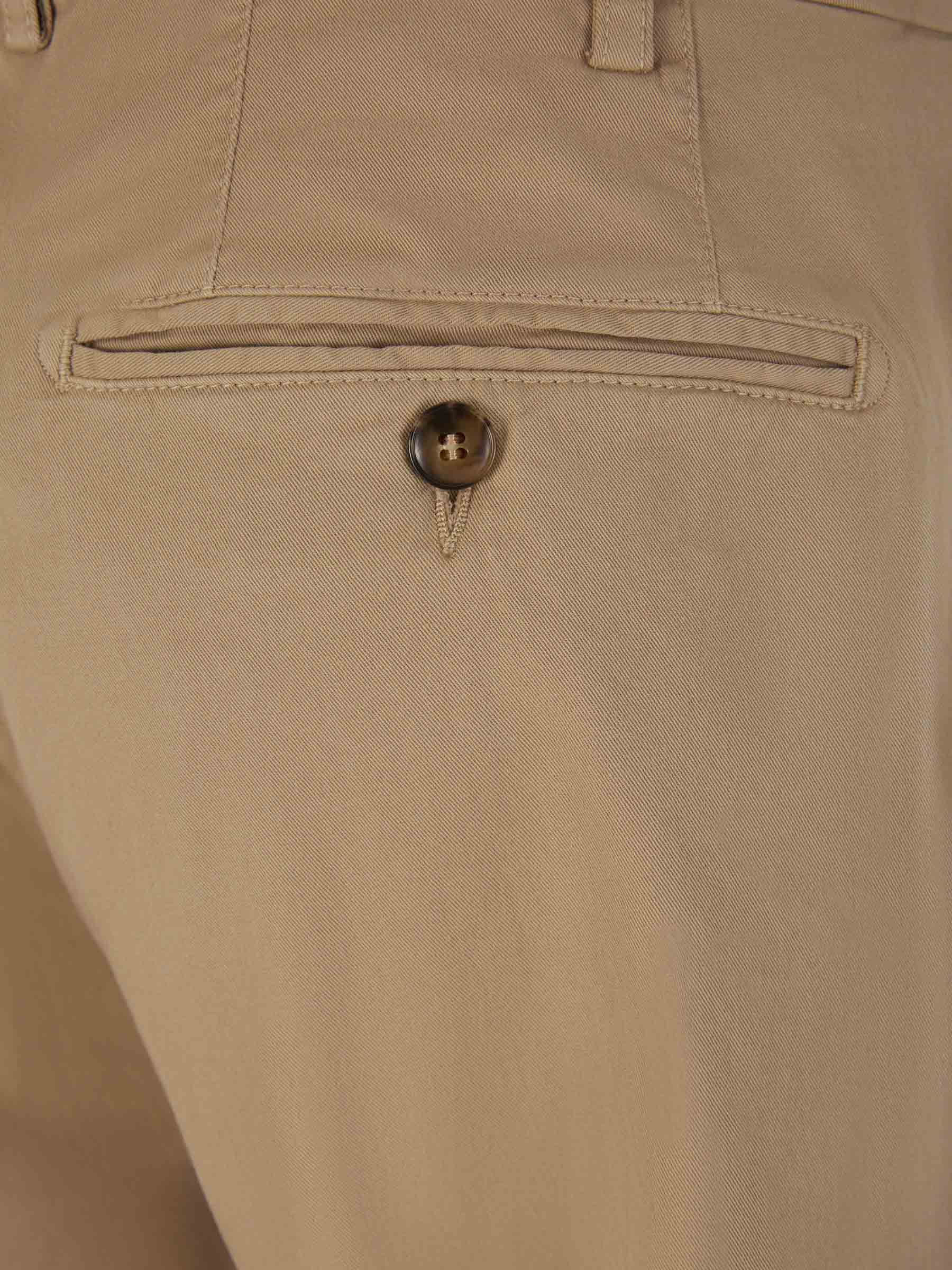 Outlet online Canali Hombre Pantalones Chinos Algodón color Marrón sku 521-003017 02 - Foto 4