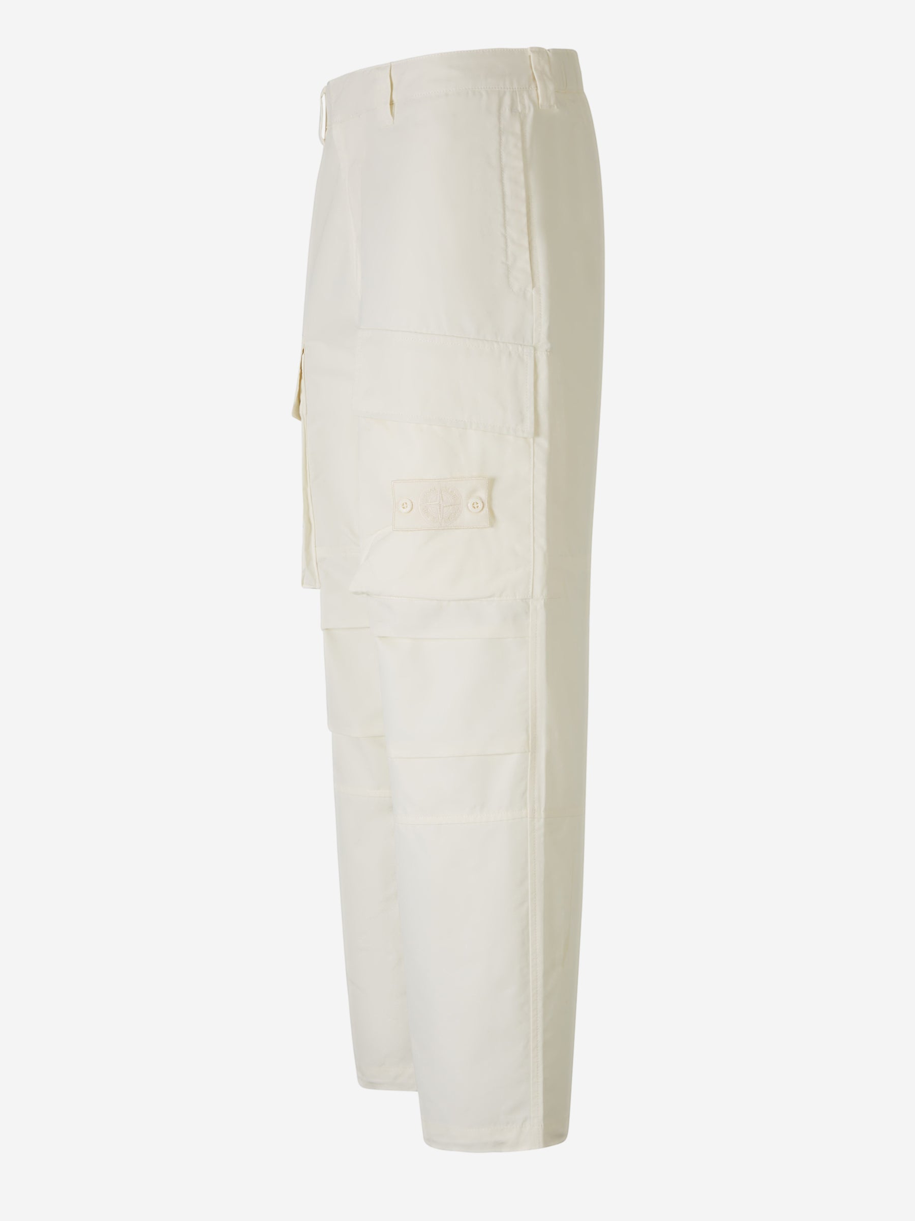Stone Island Pantalones Cargo Canvas color Crema sku 521-003027 01 - Foto 2