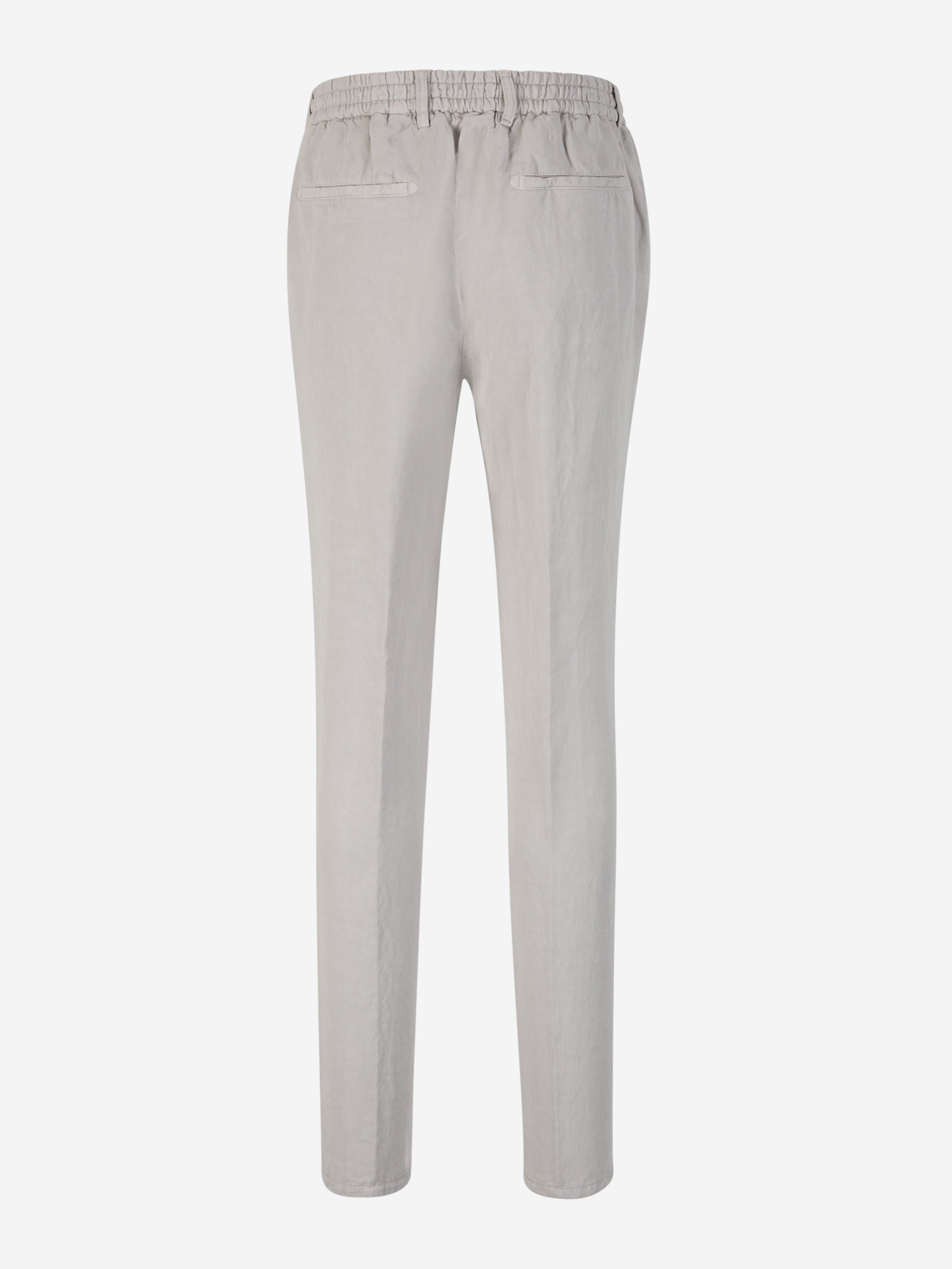 Outlet online Santa Eulalia Hombre Joggers Fluidos Lino color Gris Claro sku 521-003035 01 - Foto 2