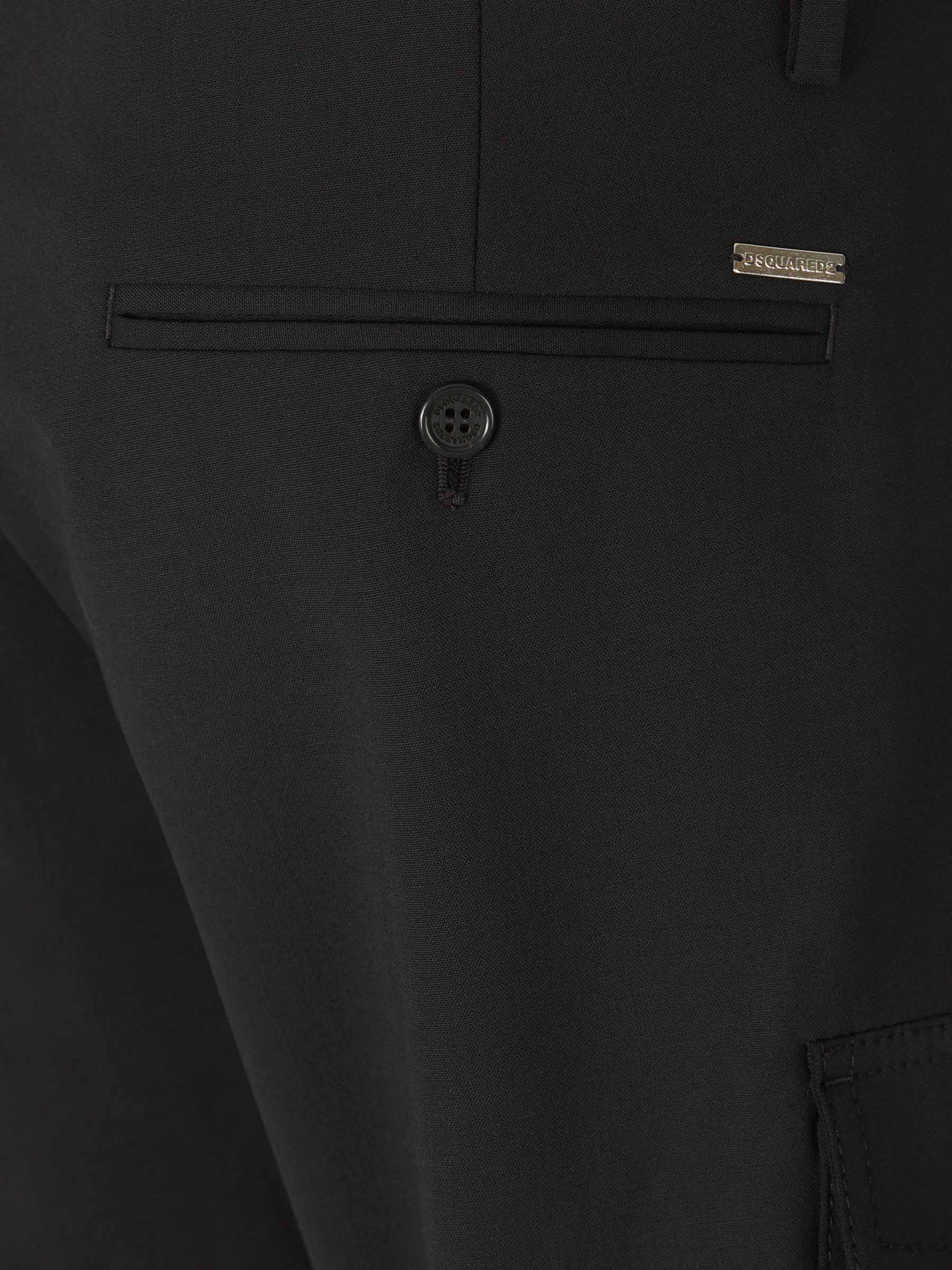Outlet online Dsquared2 Hombre Pantalones Sexy Cargo color Negro sku 521-003084 01 - Foto 6