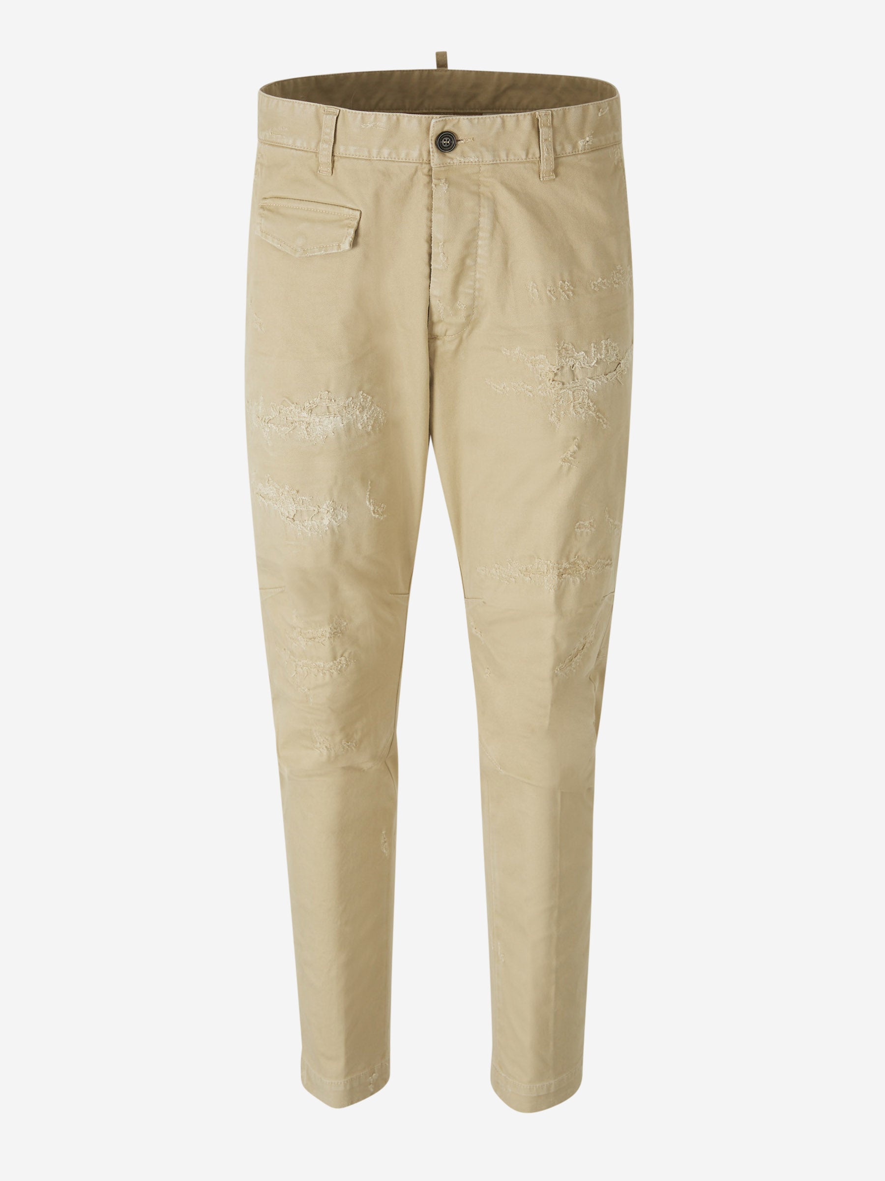Outlet online Dsquared2 Hombre Pantalones Ripped Sexy Cargo color Beige sku 521-003085 01 - Foto 6