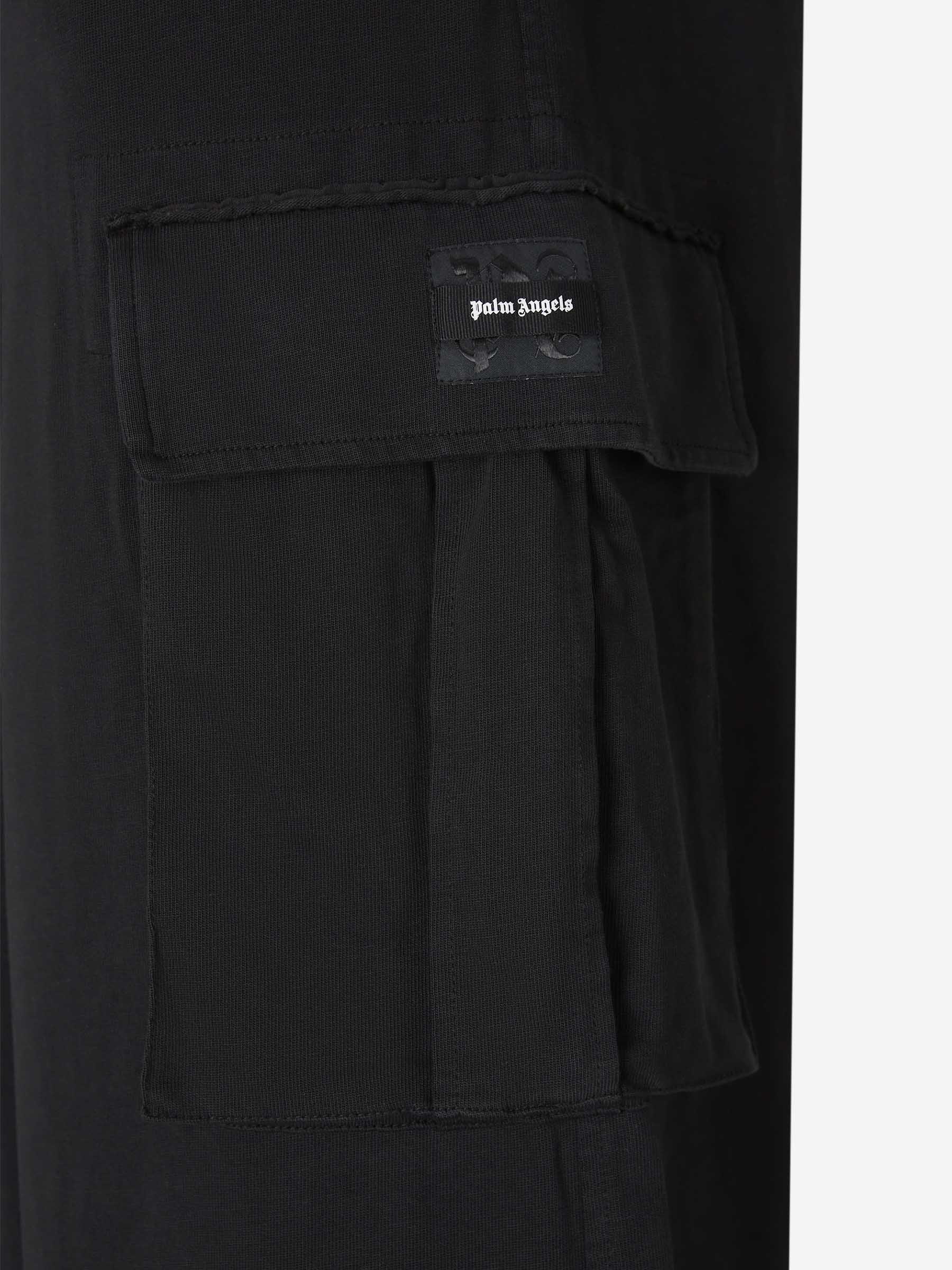 Outlet online Palm Angels Hombre Joggers Cargo Logo color Negro sku 521-003111 01 - Foto 5
