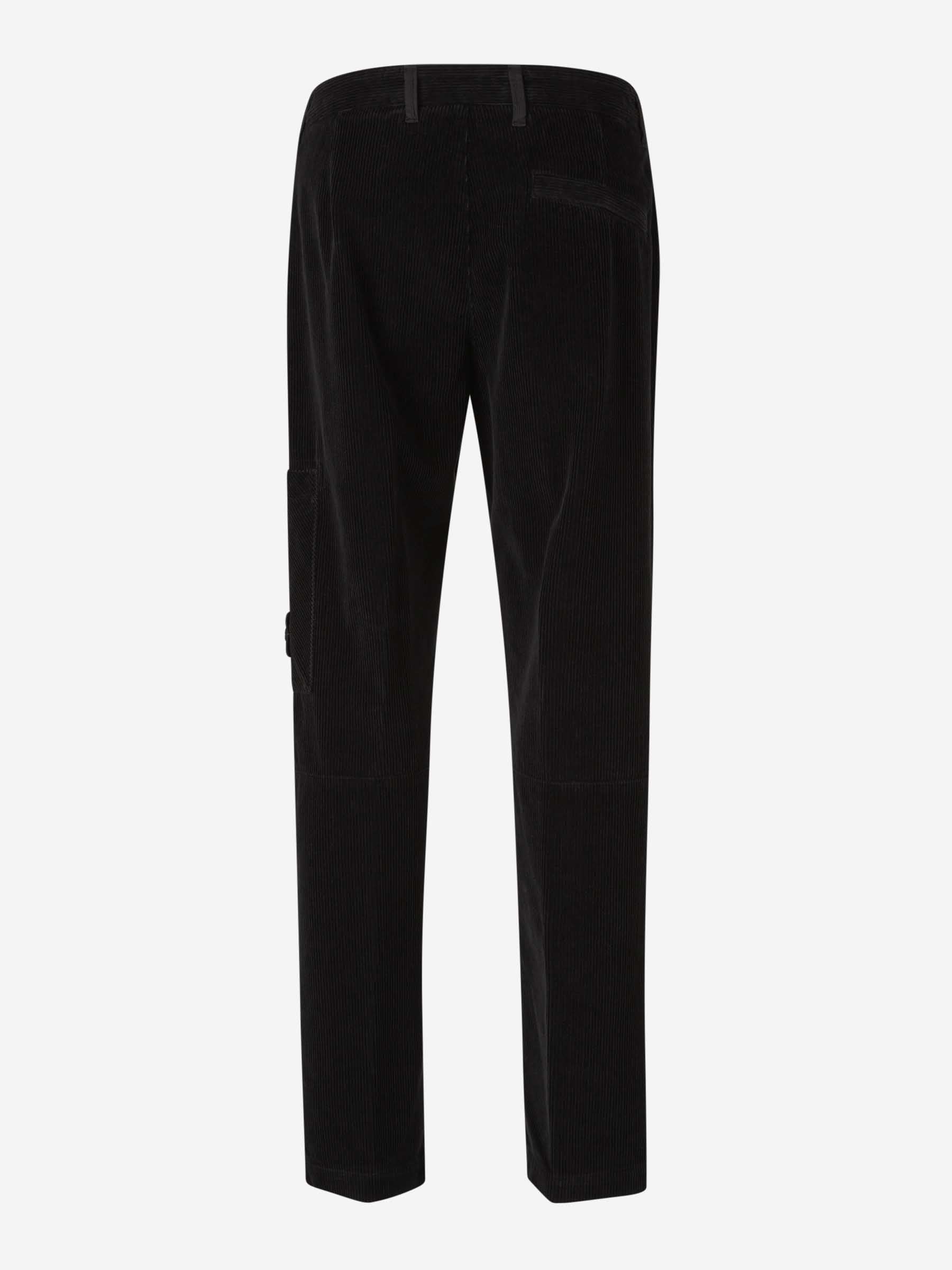 Outlet online Stone Island Hombre Pantalones Cargo Pana color Negro sku 521-003116 01 - Foto 6