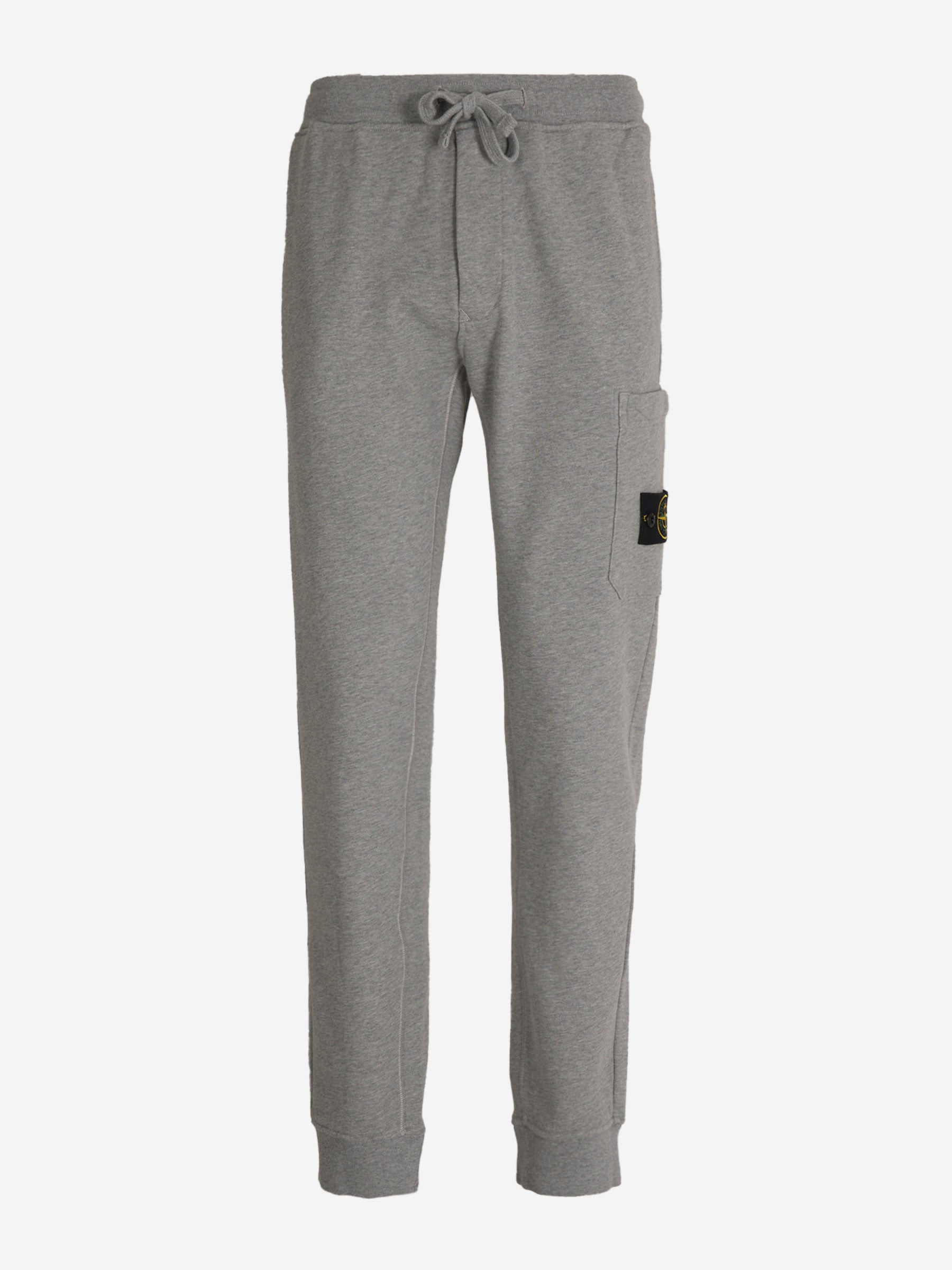 Outlet online Stone Island Hombre Joggers Logo Algodón color Gris Claro sku 521-003119 03 - Foto 1