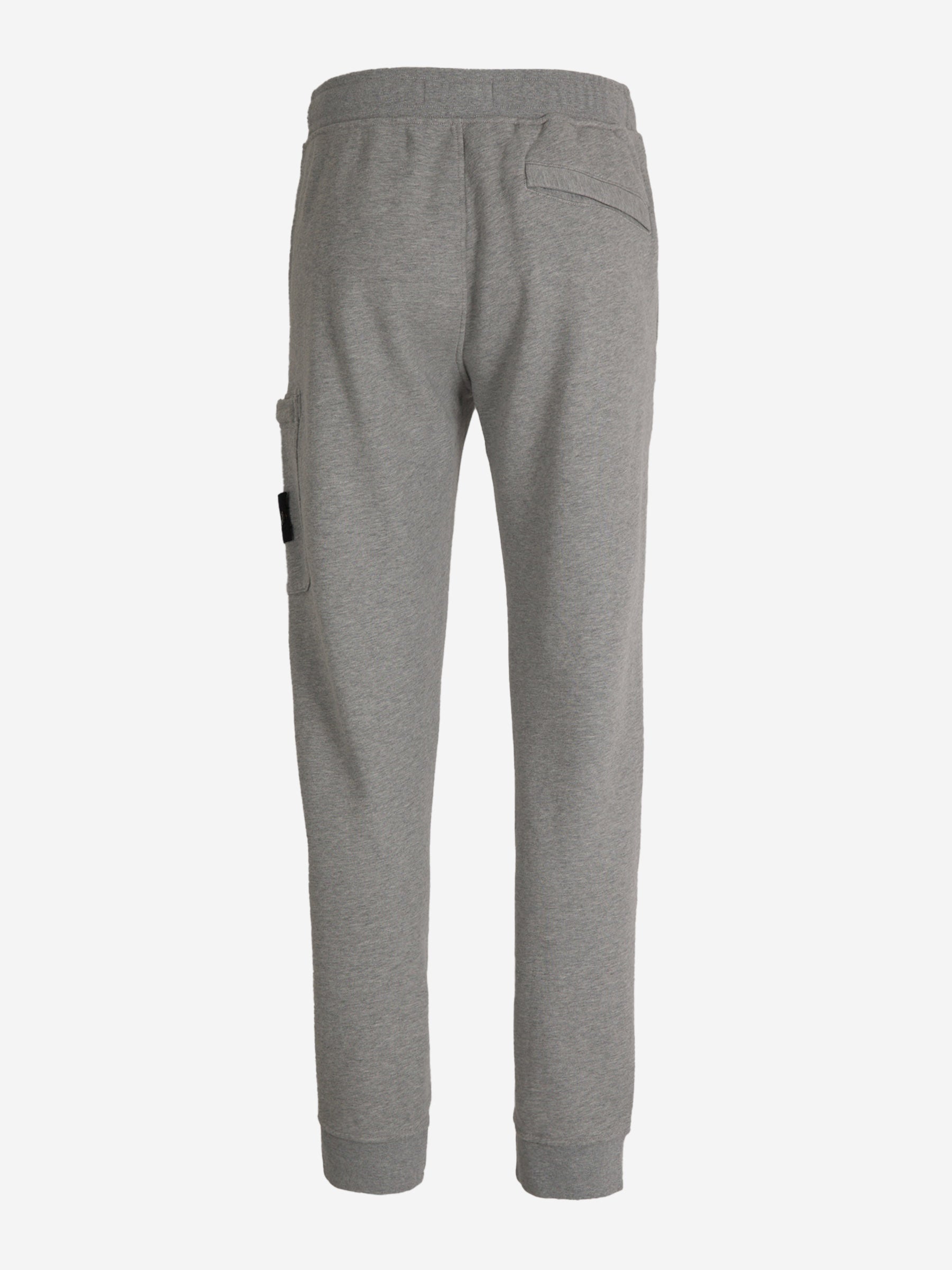 Outlet online Stone Island Hombre Joggers Logo Algodón color Gris Claro sku 521-003119 03 - Foto 3