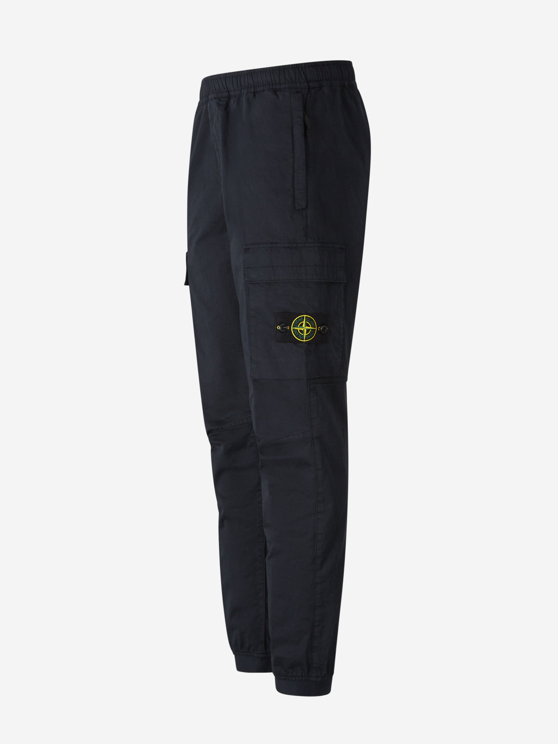 Outlet online Stone Island Hombre Joggers Logo Algodón color Azul Noche sku 521-003122 01 - Foto 3