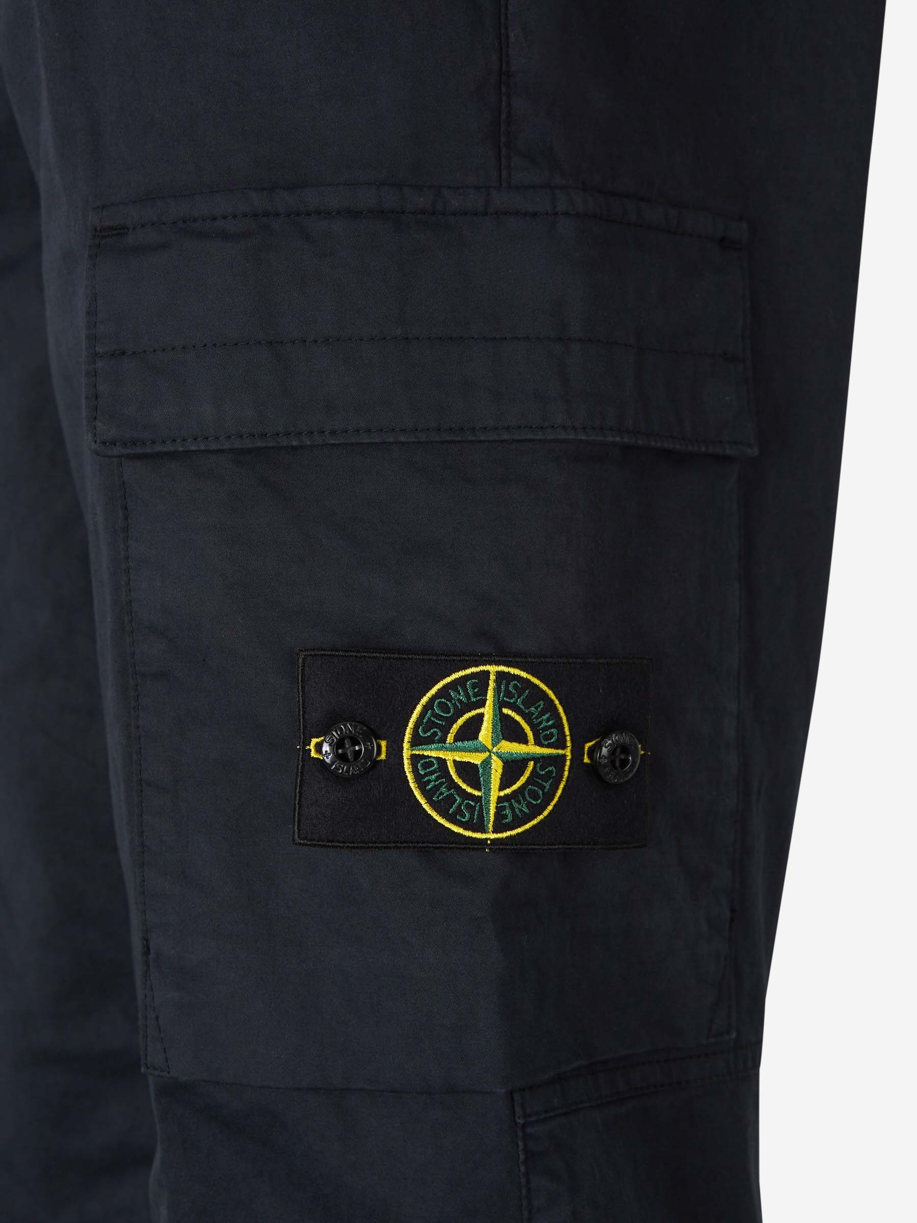 Outlet online Stone Island Hombre Joggers Logo Algodón color Azul Noche sku 521-003122 01 - Foto 5
