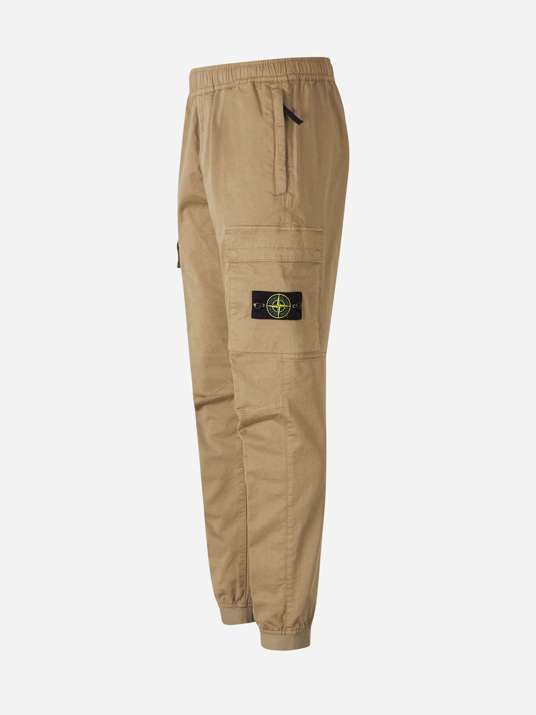 Outlet online Stone Island Hombre Joggers Logo Algodón color Caramelo sku 521-003122 02 - Foto 2