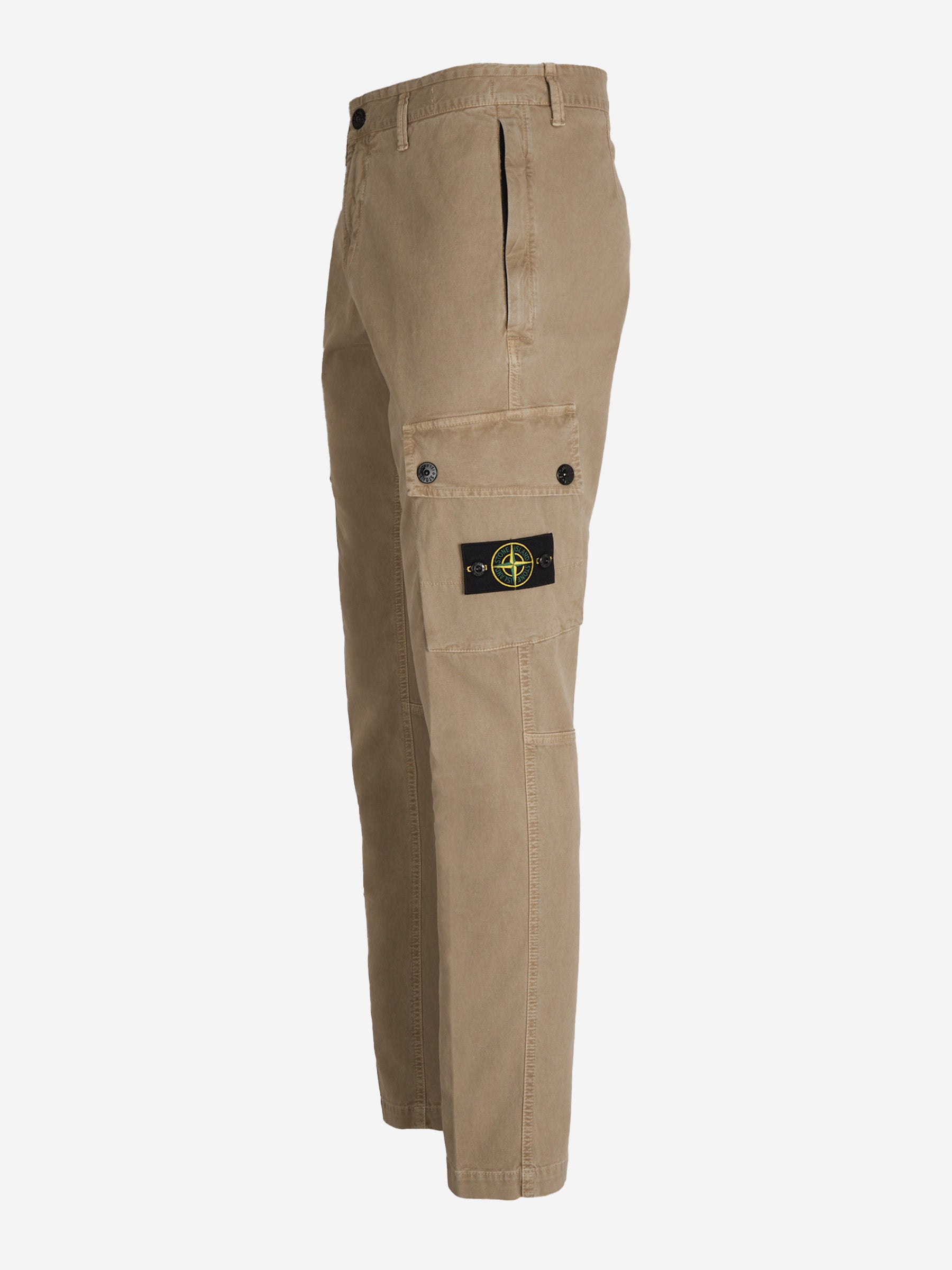 Outlet online Stone Island Hombre Pantalones Algodón Cargo color Beige sku 521-003123 03 - Foto 2