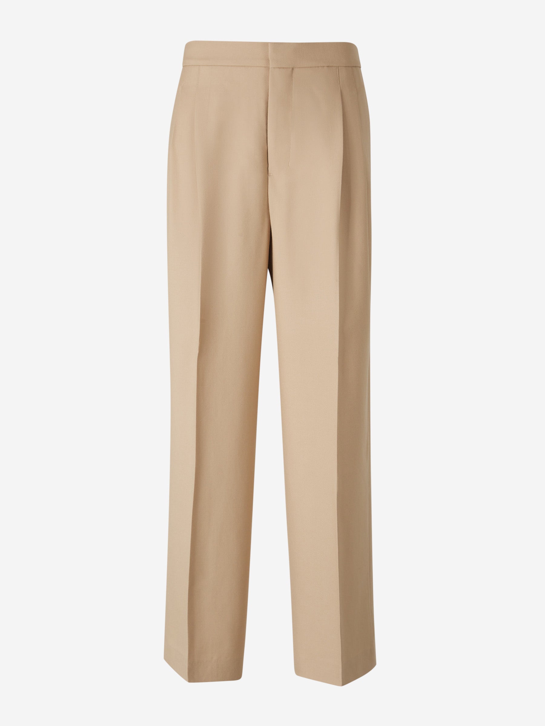Outlet online Ami Paris Hombre Pantalones Chinos Wide Leg color Camel sku 521-003126 02 - Foto 1