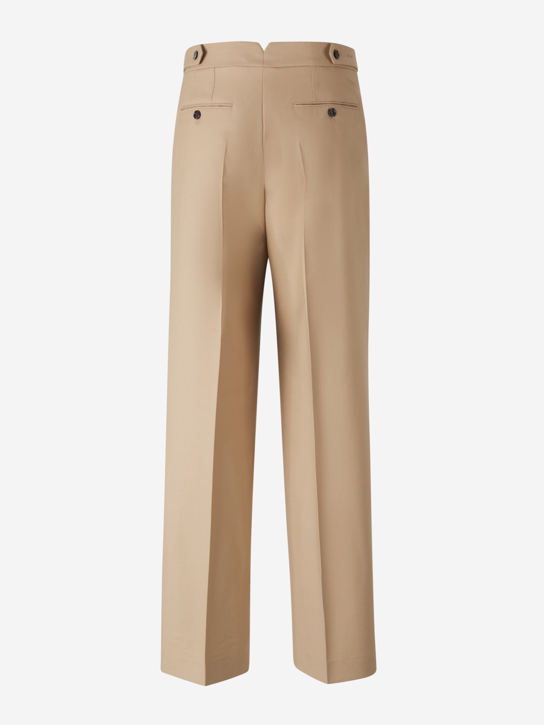 Outlet online Ami Paris Hombre Pantalones Chinos Wide Leg color Camel sku 521-003126 02 - Foto 3