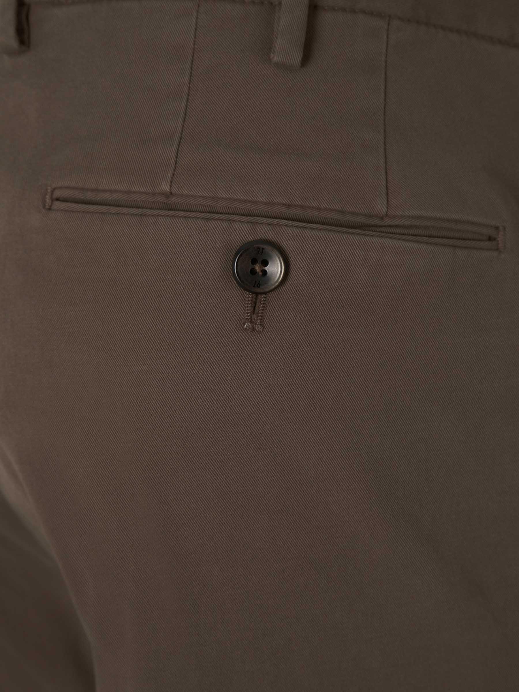 Outlet online PT Torino Hombre Pantalones Chinos Slim color Marron Oscuro sku 521-003160 06 - Foto 4