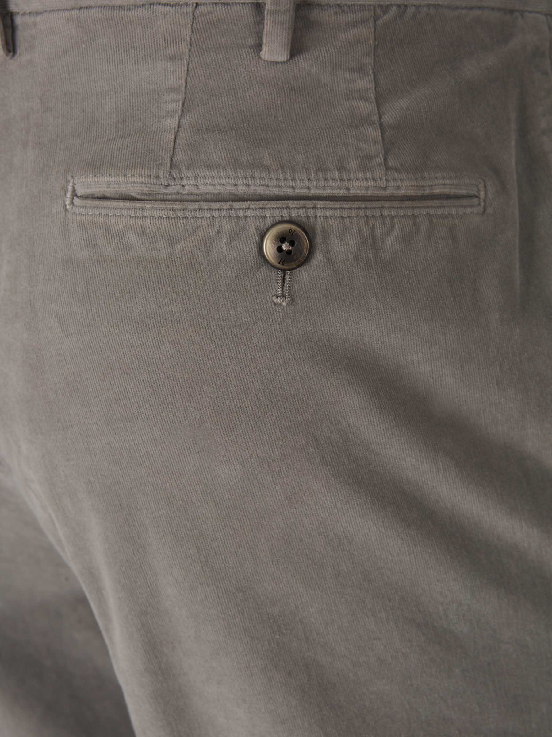 Outlet online PT Torino Hombre Pantalones Formales Micropana Algodón color Gris Antracita sku 521-003163 06 - Foto 4