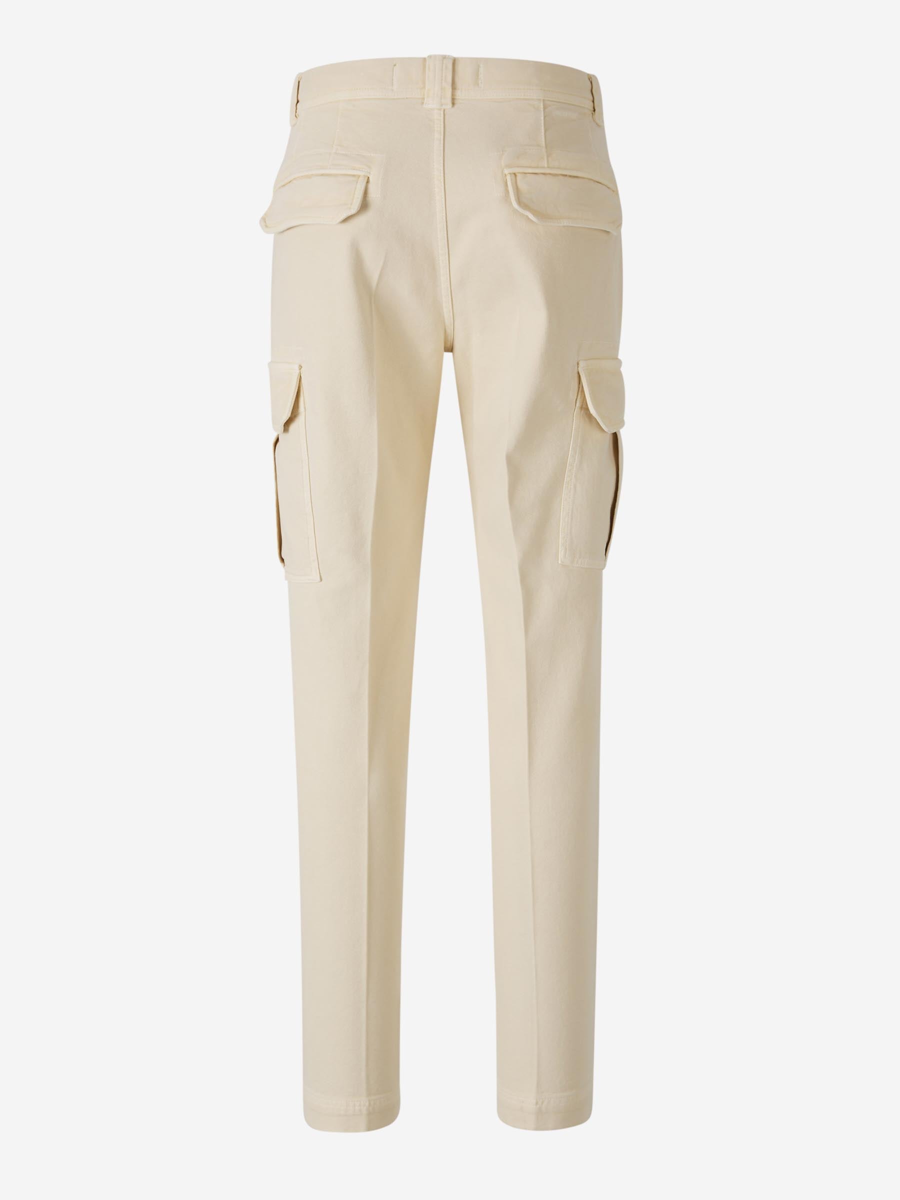 Outlet online Incotex Slacks Hombre Pantalones Cargo Algodón color Crema sku 521-003177 01 - Foto 3