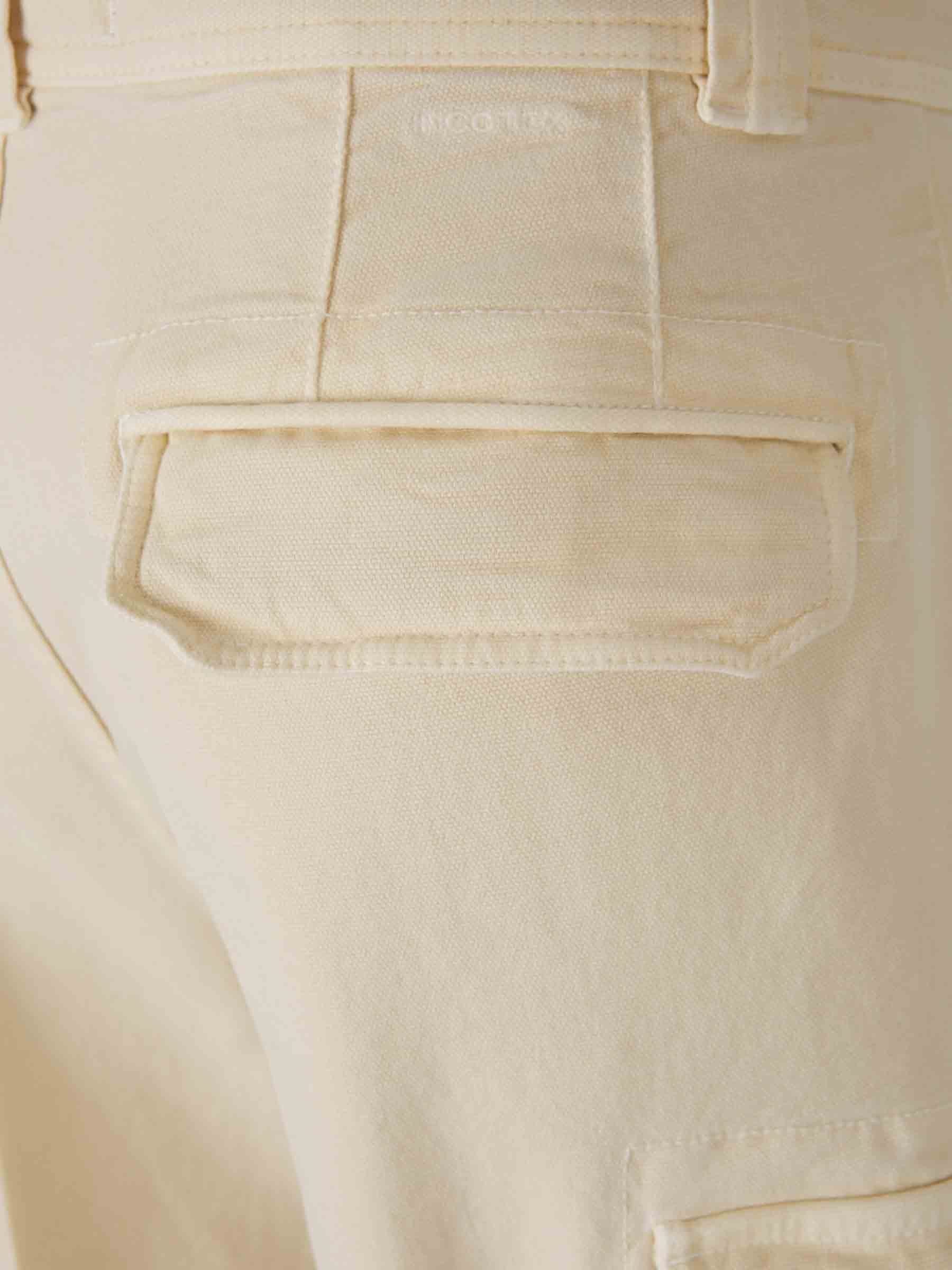 Outlet online Incotex Slacks Hombre Pantalones Cargo Algodón color Crema sku 521-003177 01 - Foto 6