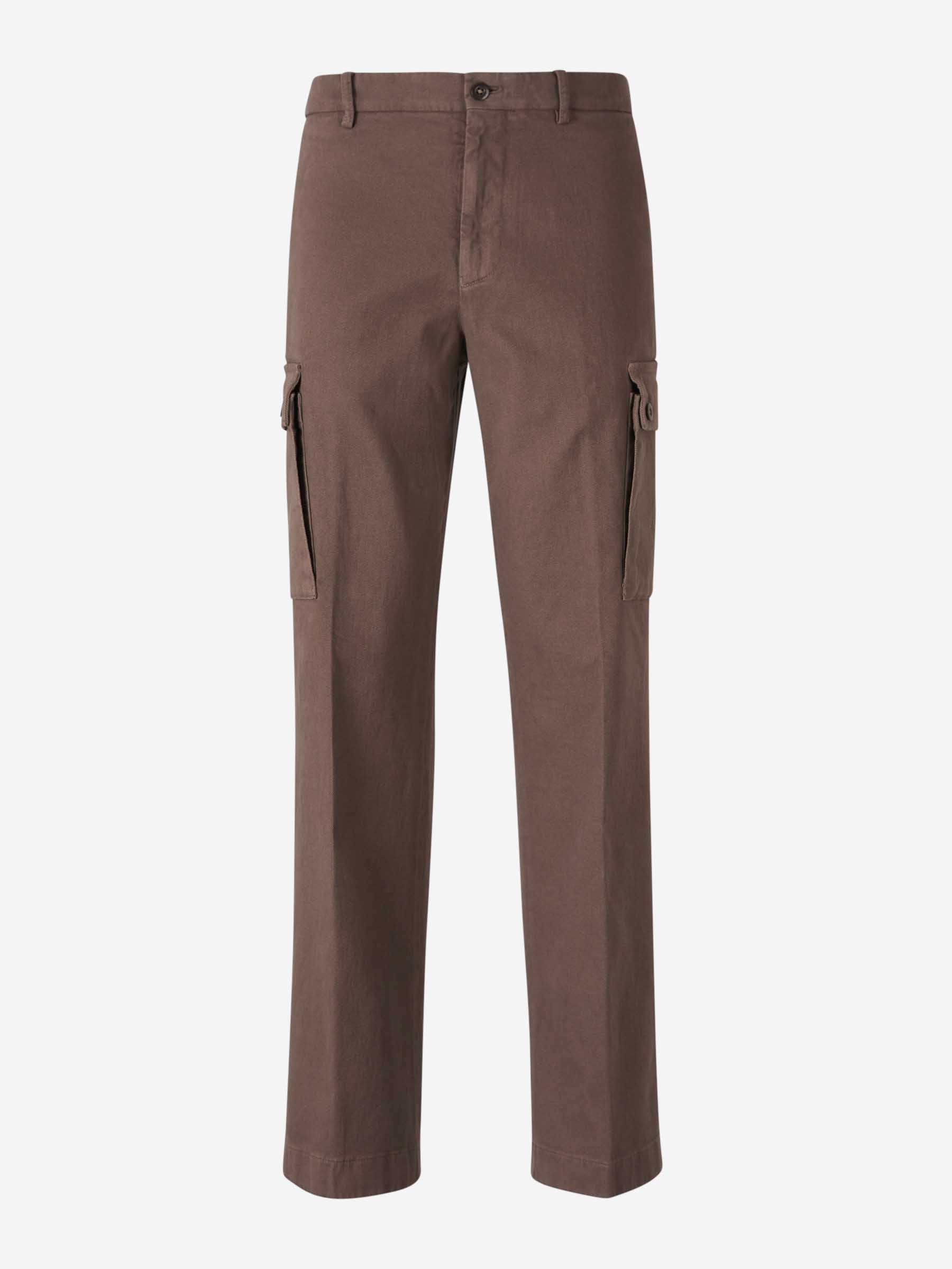 Outlet online Berwich Hombre Pantalones Cargo Algodón color Caramelo sku 521-003186 02 - Foto 1