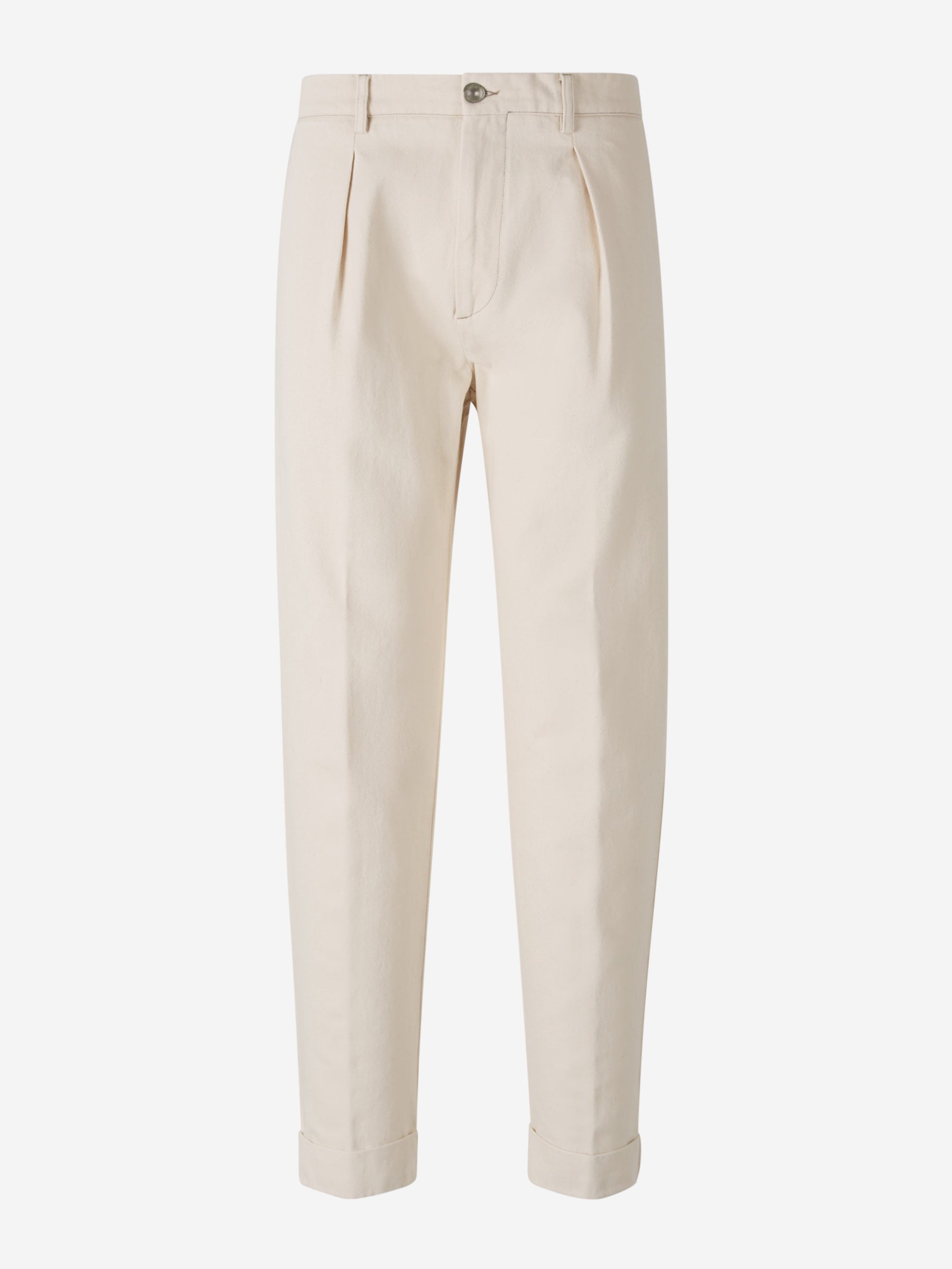 Outlet online Berwich Hombre Pantalones RetroLong Lana color Beige sku 521-003187 01 - Foto 1