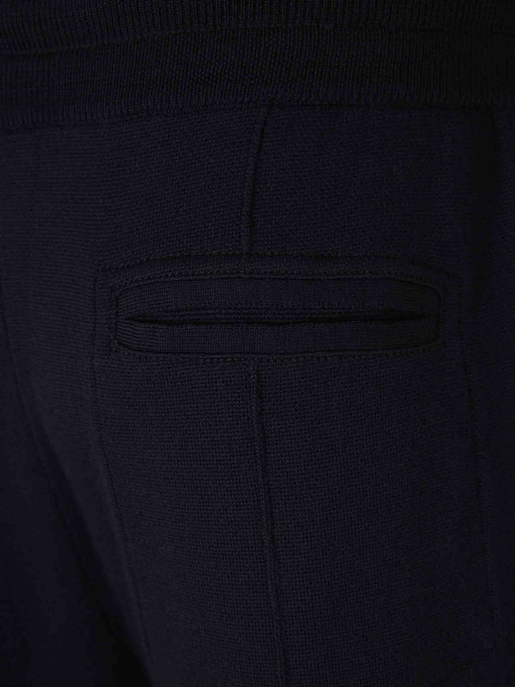 Outlet online Gran Sasso Hombre Joggers Elásticos Lana color Azul Noche sku 521-003198 01 - Foto 4