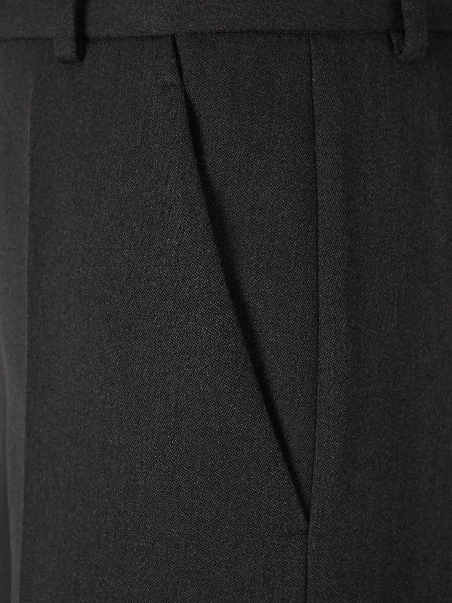 Valentino Hombre Barcelona Pantalones Vestir Lana color Gris Antracita sku 521-003236 01 - Foto 3