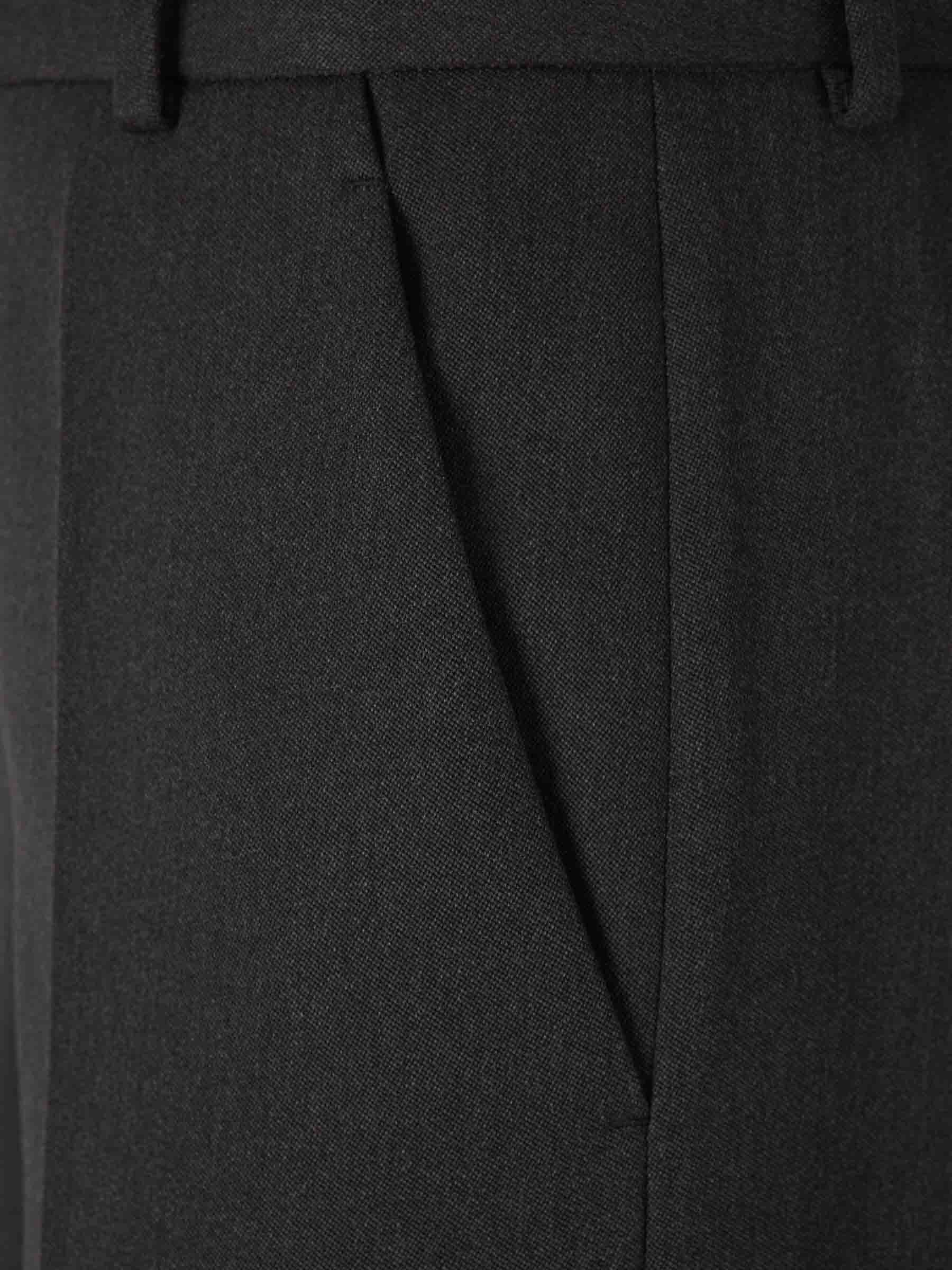 Valentino Hombre Barcelona Pantalones Vestir Lana color Gris Antracita sku 521-003236 01 - Foto 3