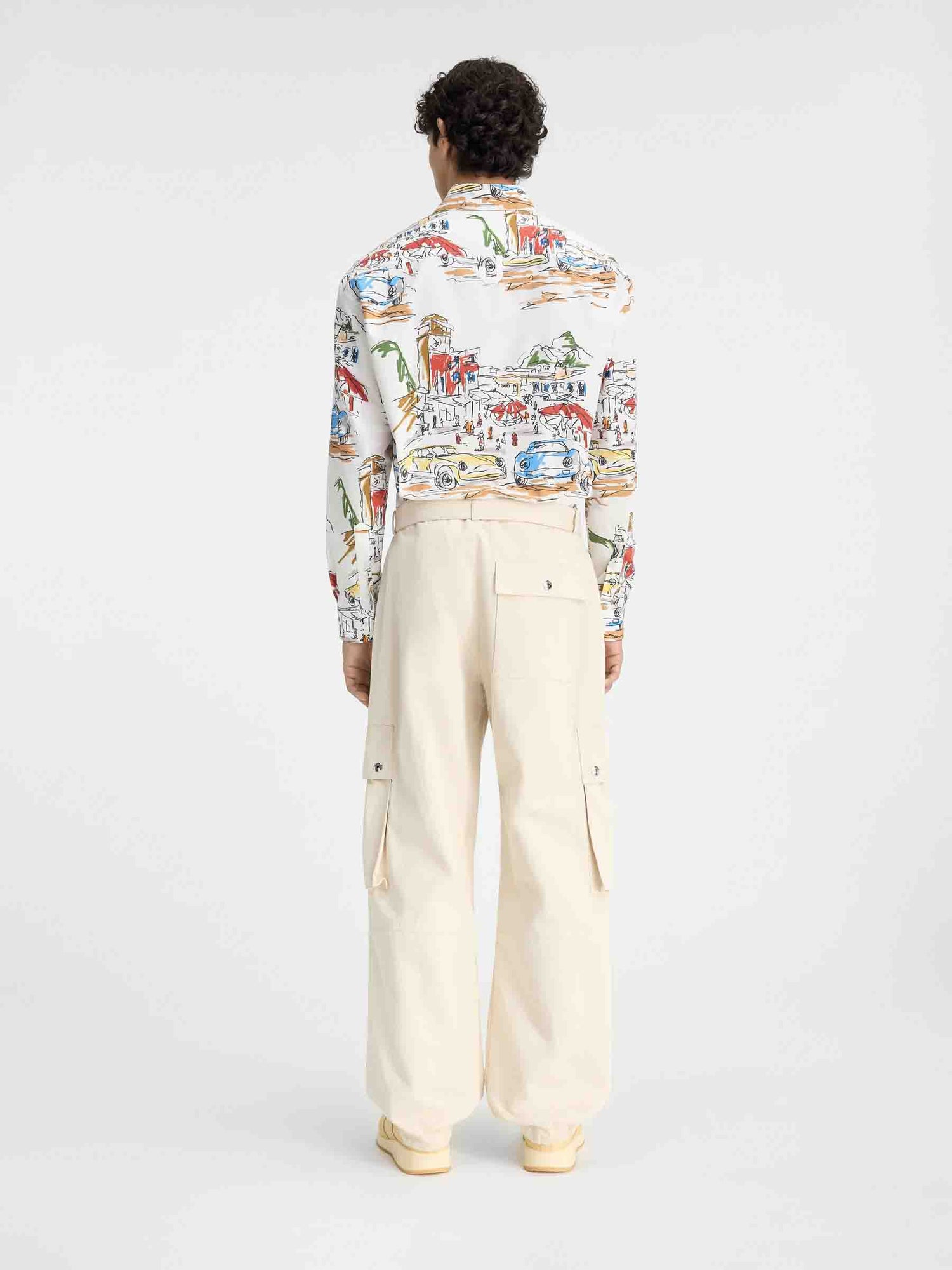 Jacquemus Hombre Barcelona Pantalones Cargo Cinturón color Beige sku 521-003248 01 - Foto 3