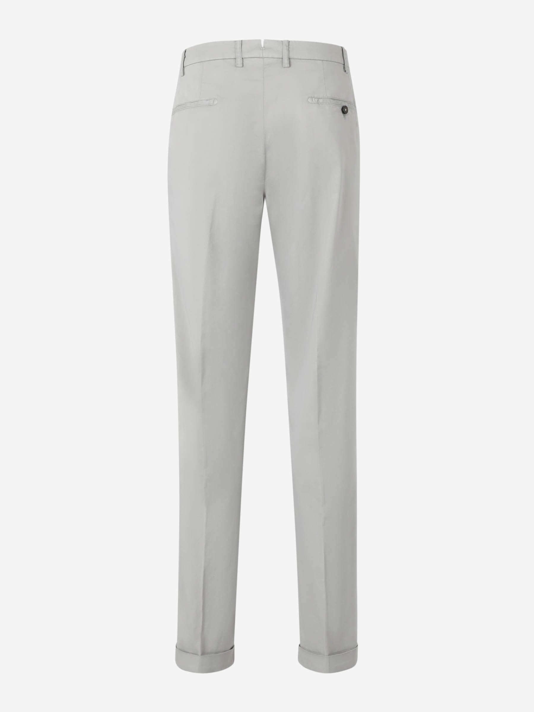 Outlet online Santa Eulalia Hombre Pantalones Formales Algodón color Gris Claro sku 521-003269 05 - Foto 2