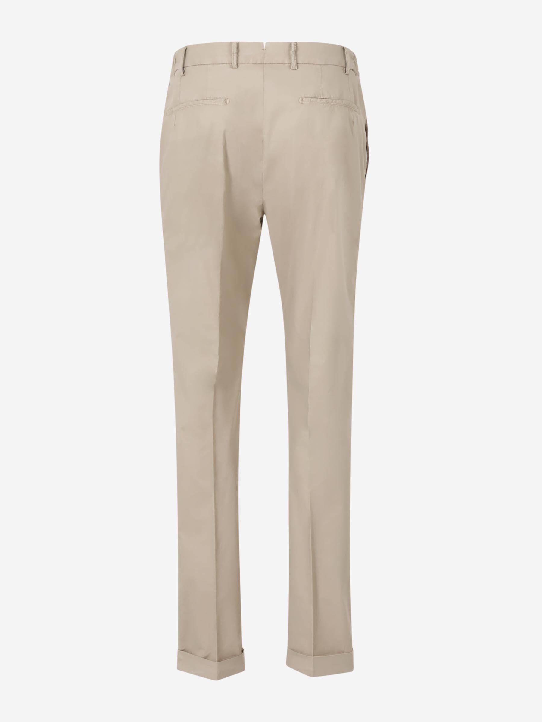 Outlet online Santa Eulalia Hombre Pantalones Formales Pinzas color Camel sku 521-003270 02 - Foto 2