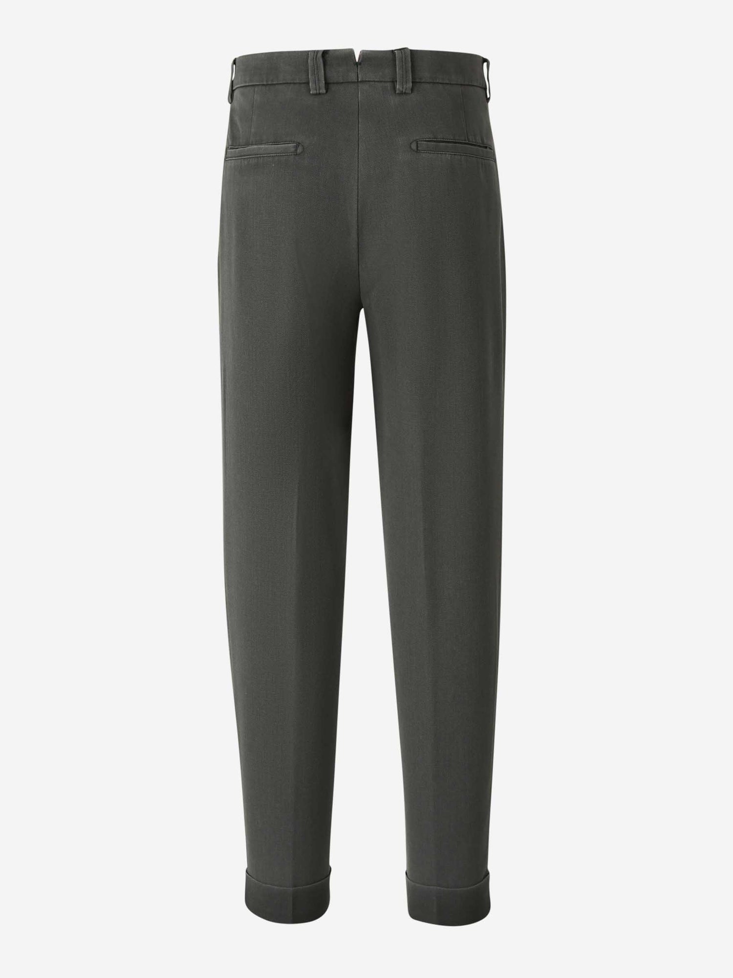 Berwich Hombre Barcelona Pantalones RetroLong Lana color Verde Oscuro sku 521-003274 01 - Foto 2