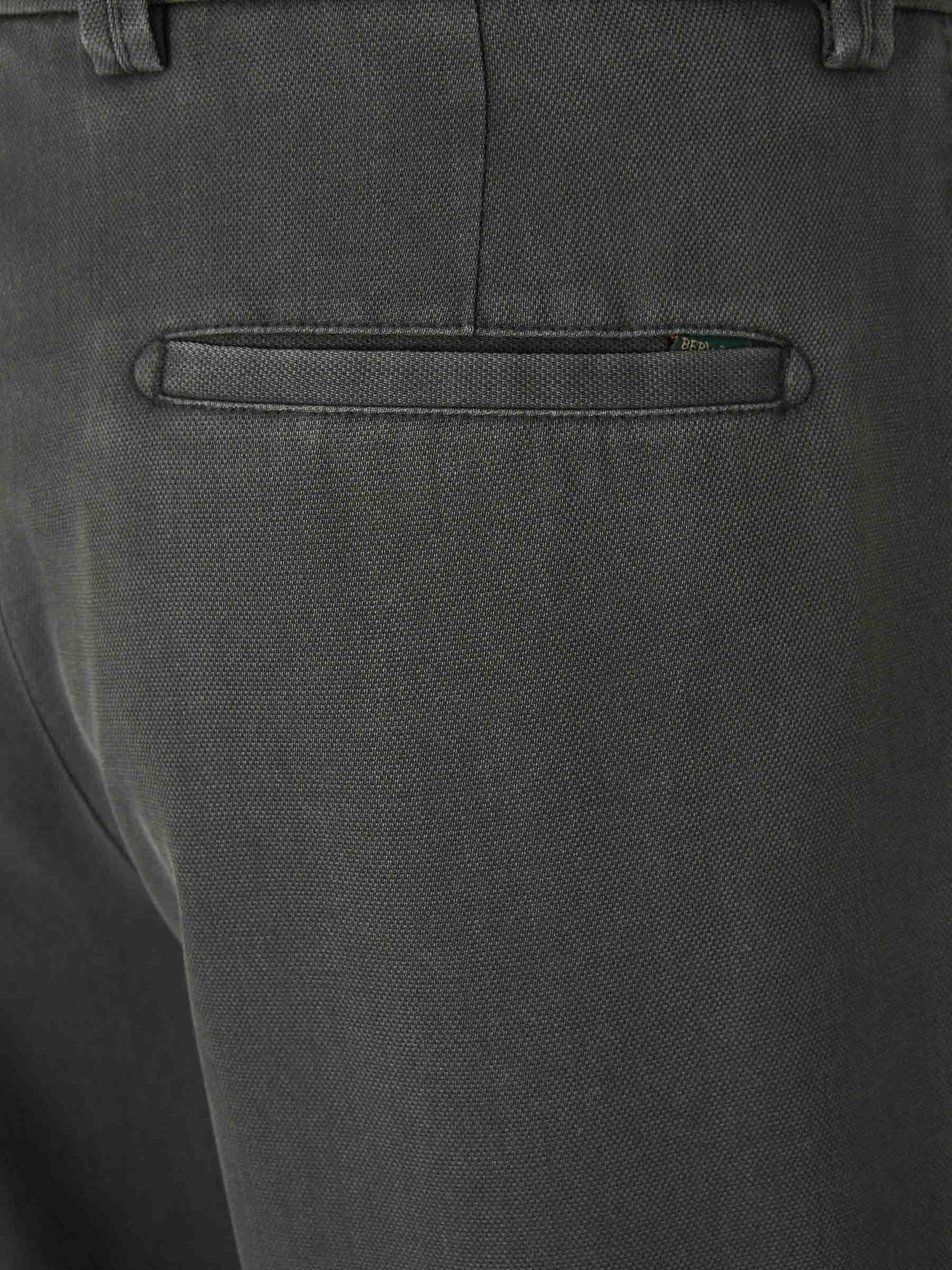 Berwich Hombre Barcelona Pantalones RetroLong Lana color Verde Oscuro sku 521-003274 01 - Foto 4